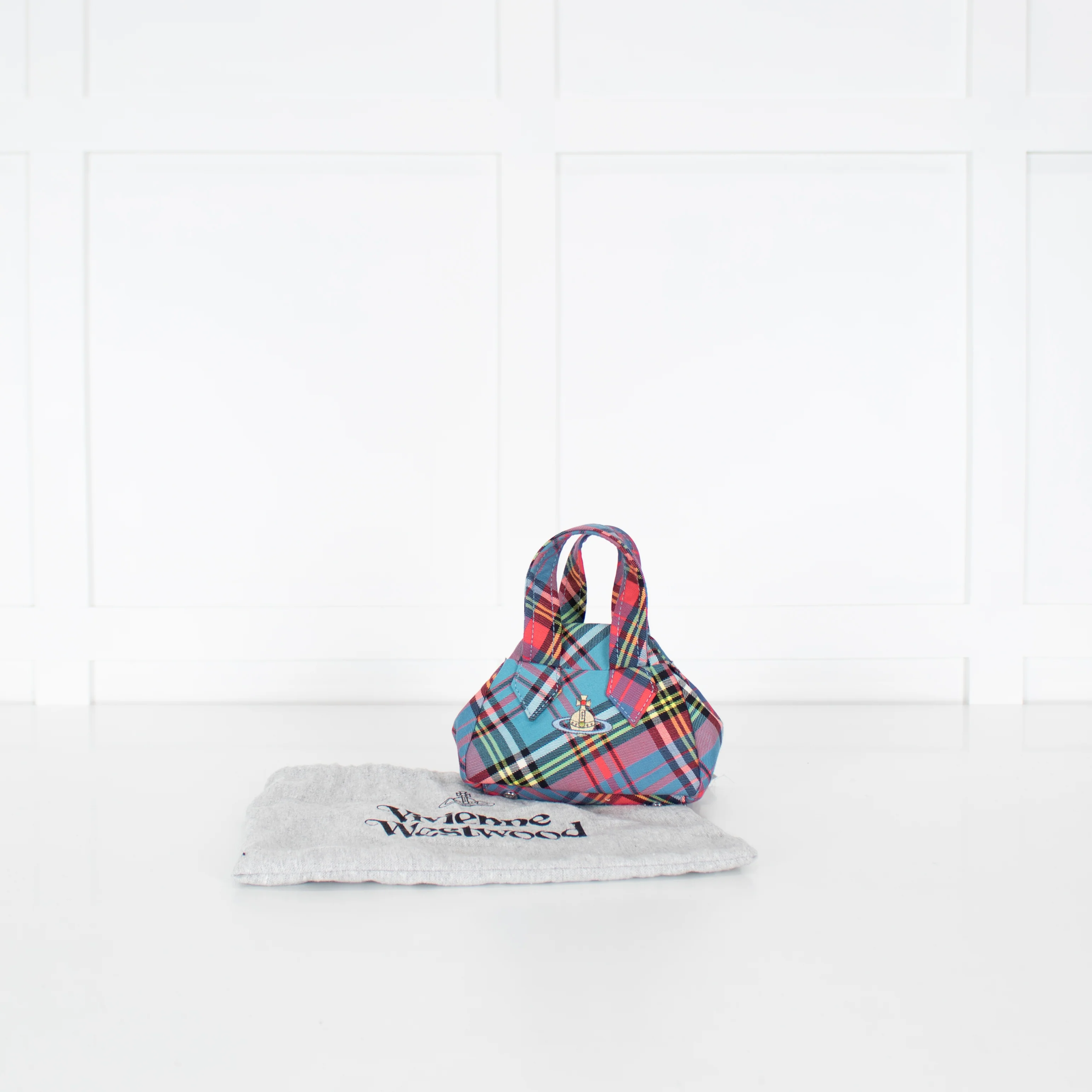 Vivienne Westwood Yasmine Mini Woven Check Bag - Image 2
