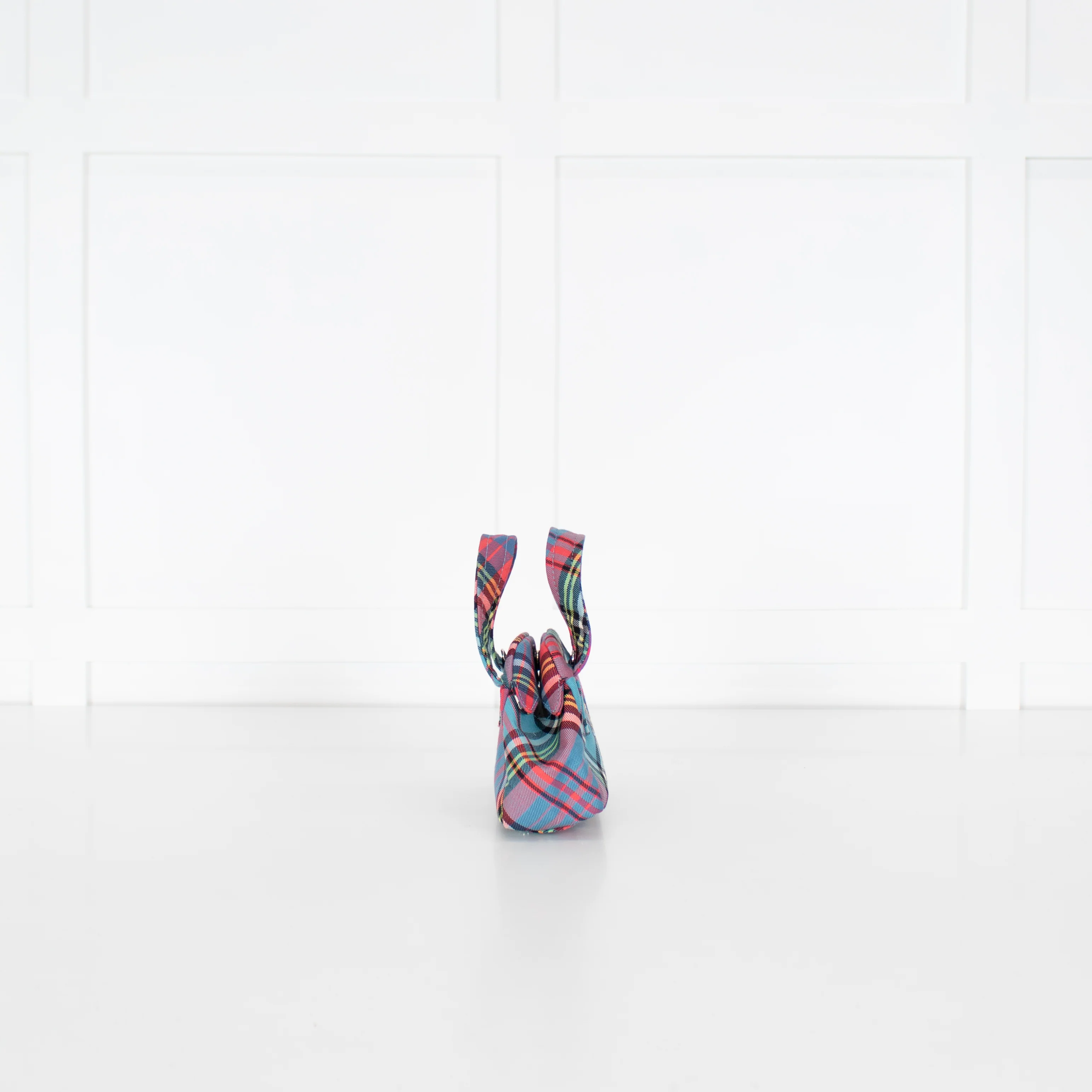 Vivienne Westwood Yasmine Mini Woven Check Bag - Image 4