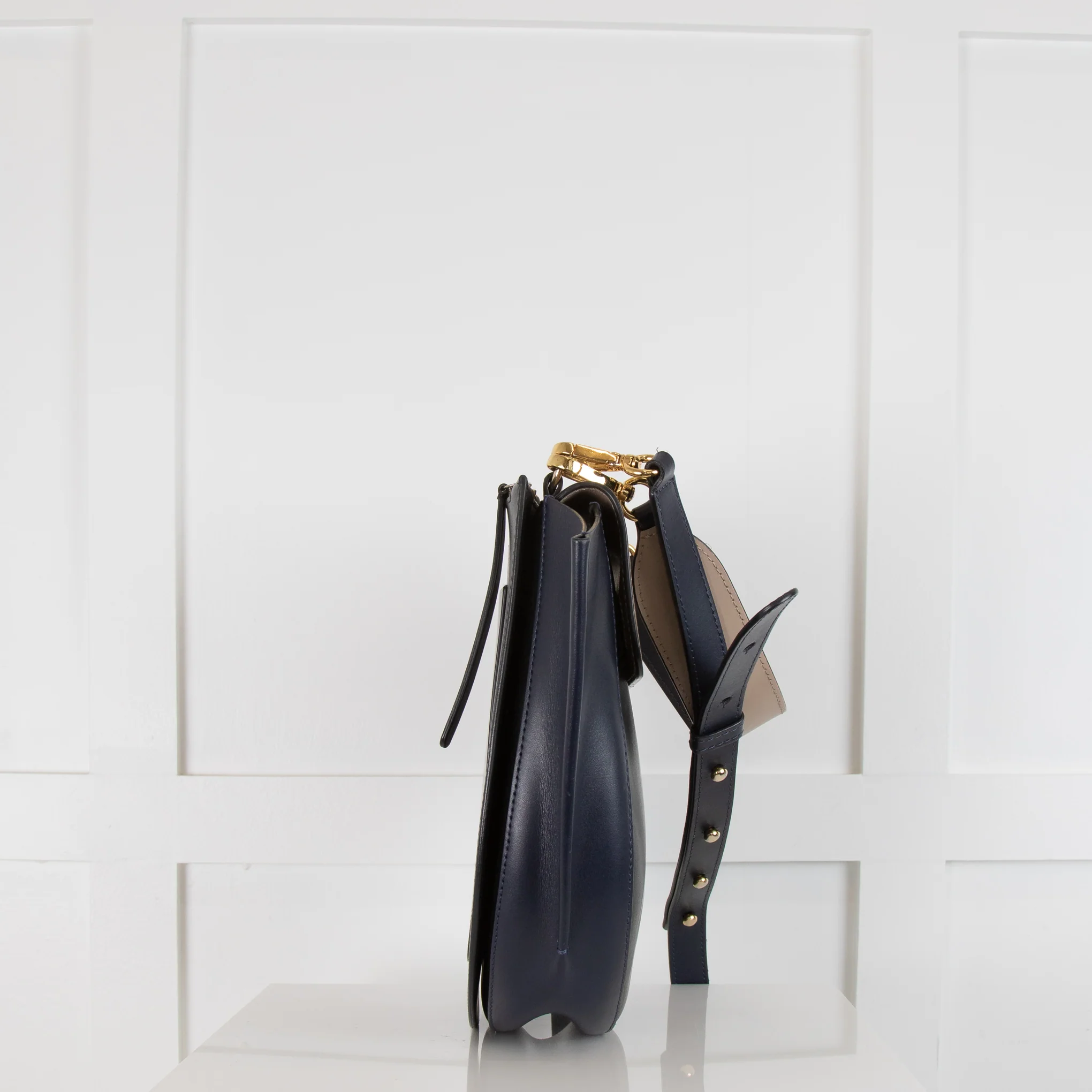 Wandler Black Navy Beige Hortensia  Flap Bag - Image 3