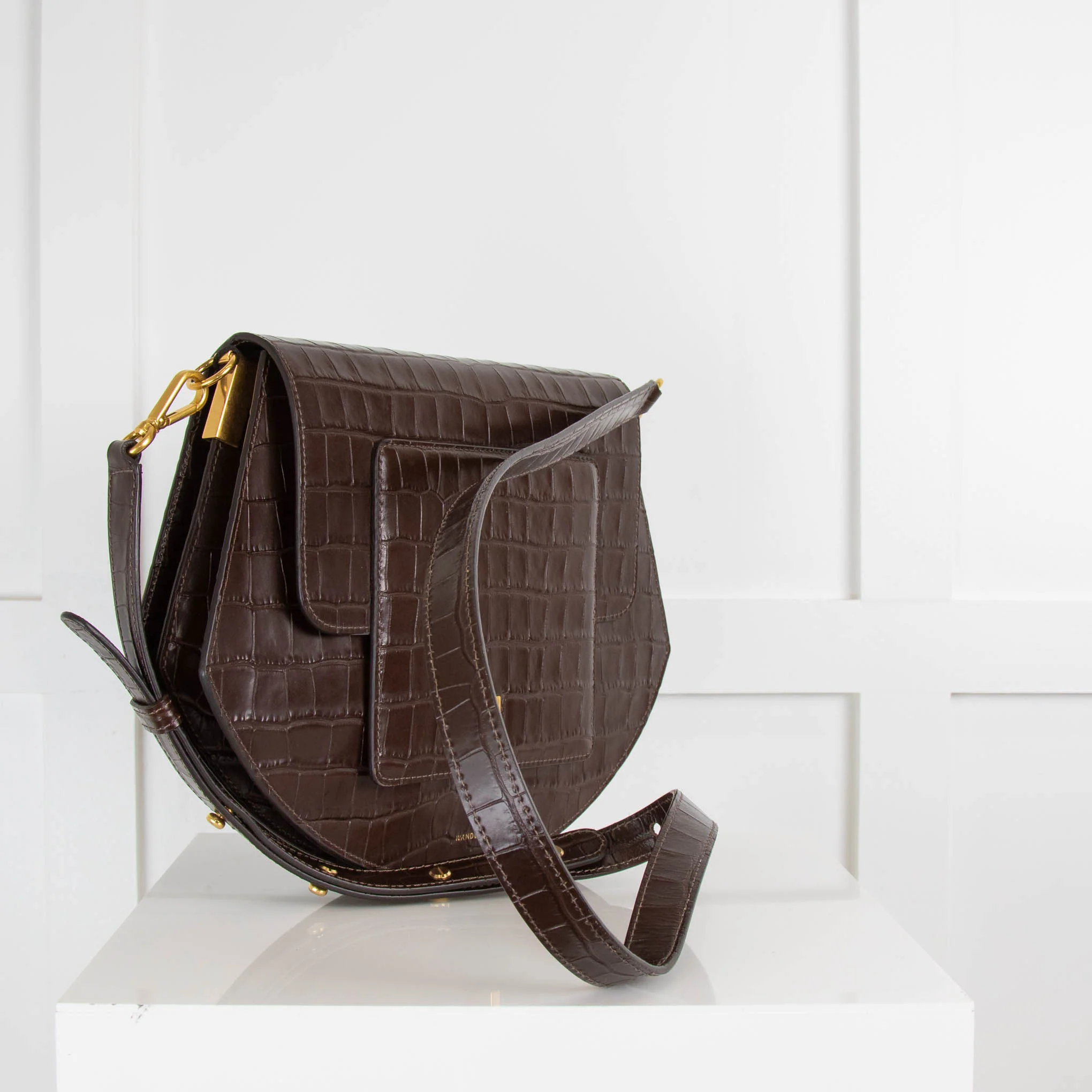 Wandler Brown Embossed Leather Cross Body Bag - Image 2