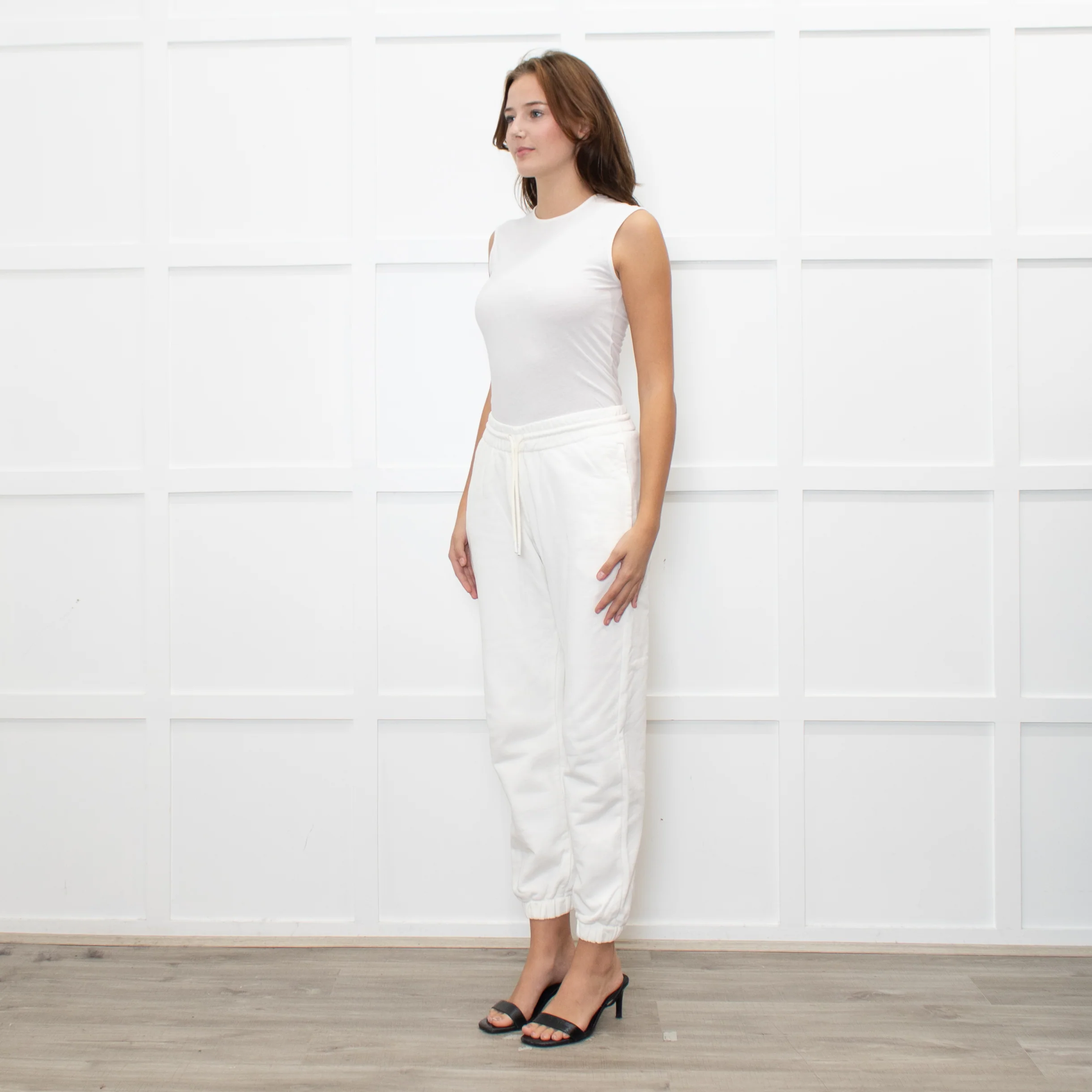 Wardrobe NYC White Tracksuit Bottoms - Image 3