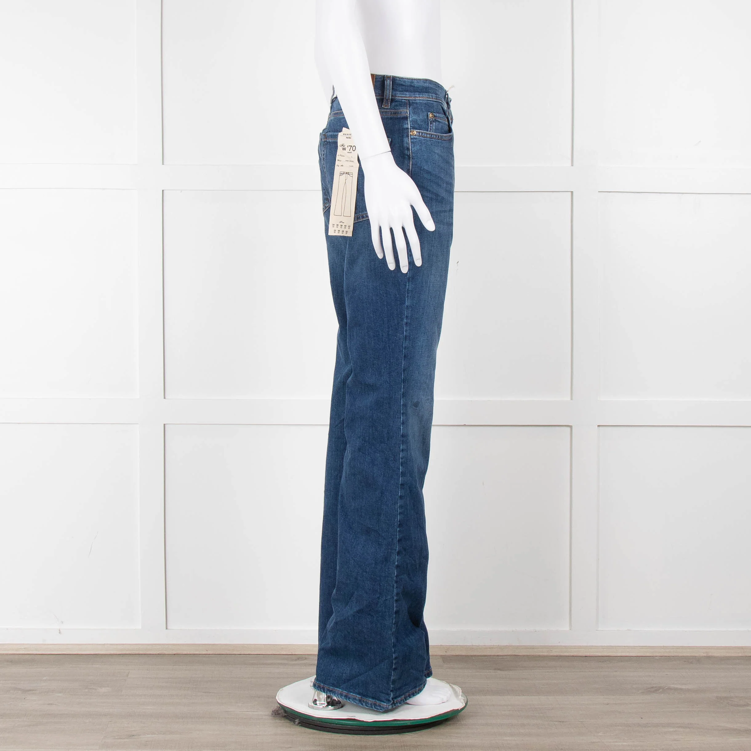 Weekend Max Mara Blue Denim Flared Jeans - Image 3