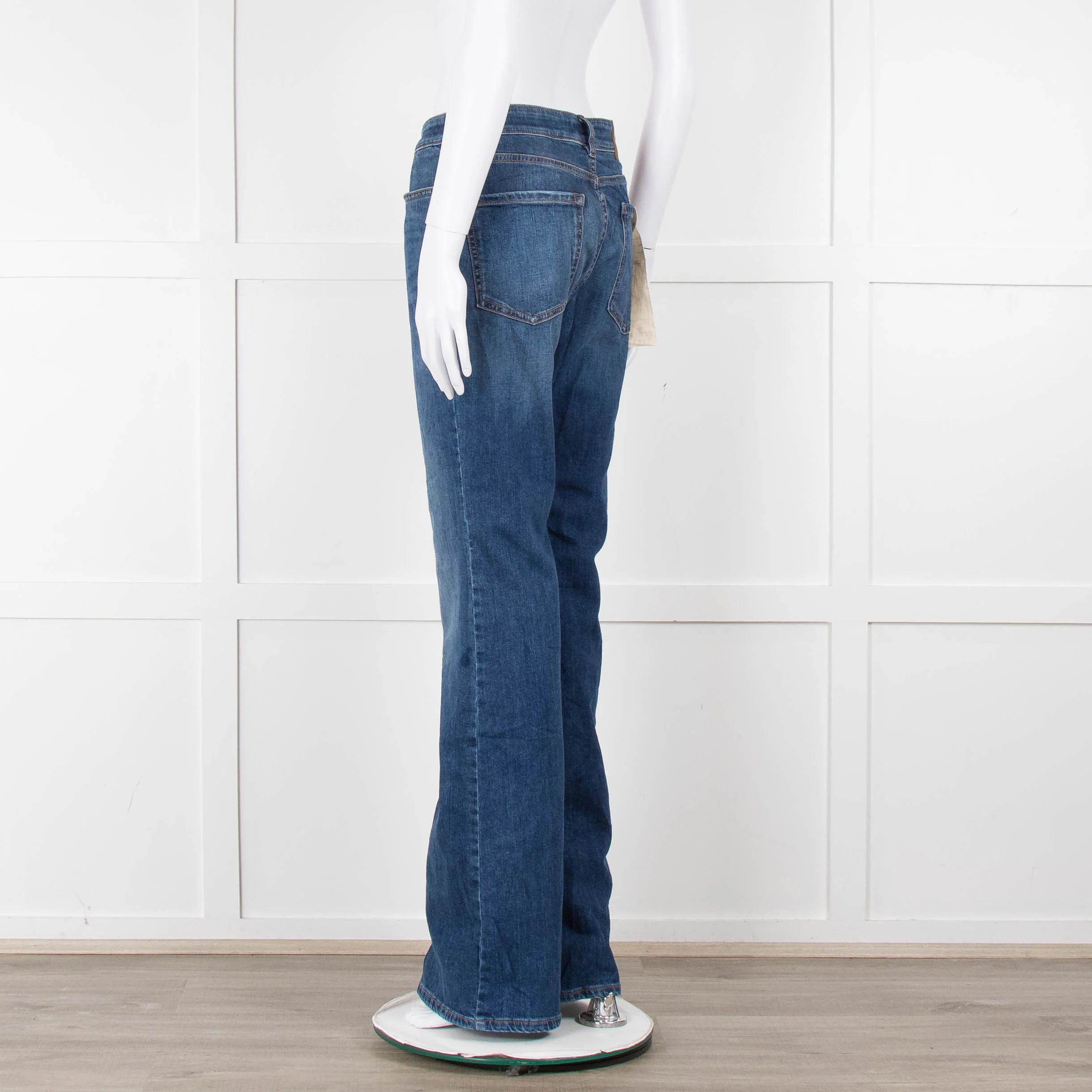 Weekend Max Mara Blue Denim Flared Jeans - Image 6