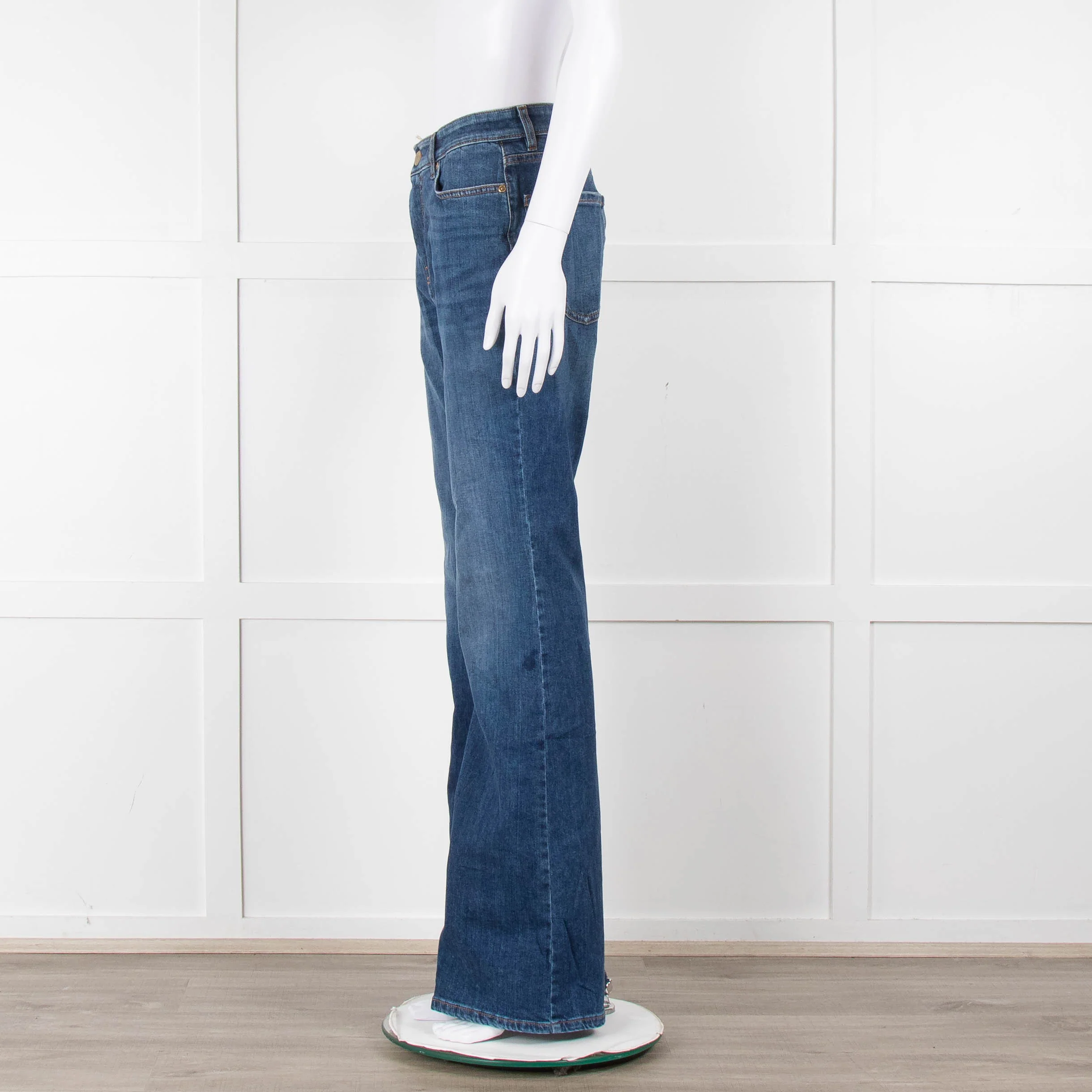 Weekend Max Mara Blue Denim Flared Jeans - Image 7