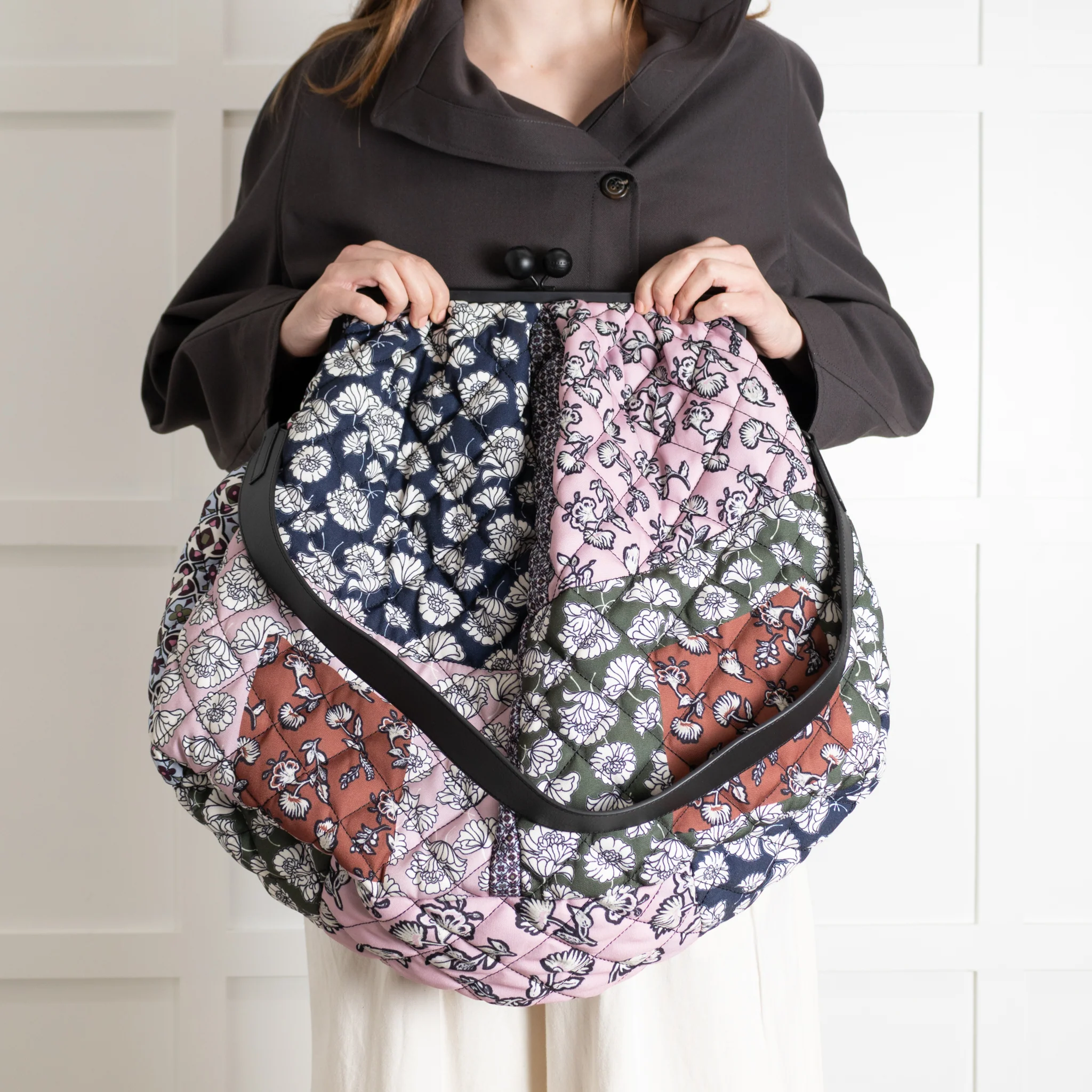 Weekend Max Mara Quilted Patchwork Bag - Image 7