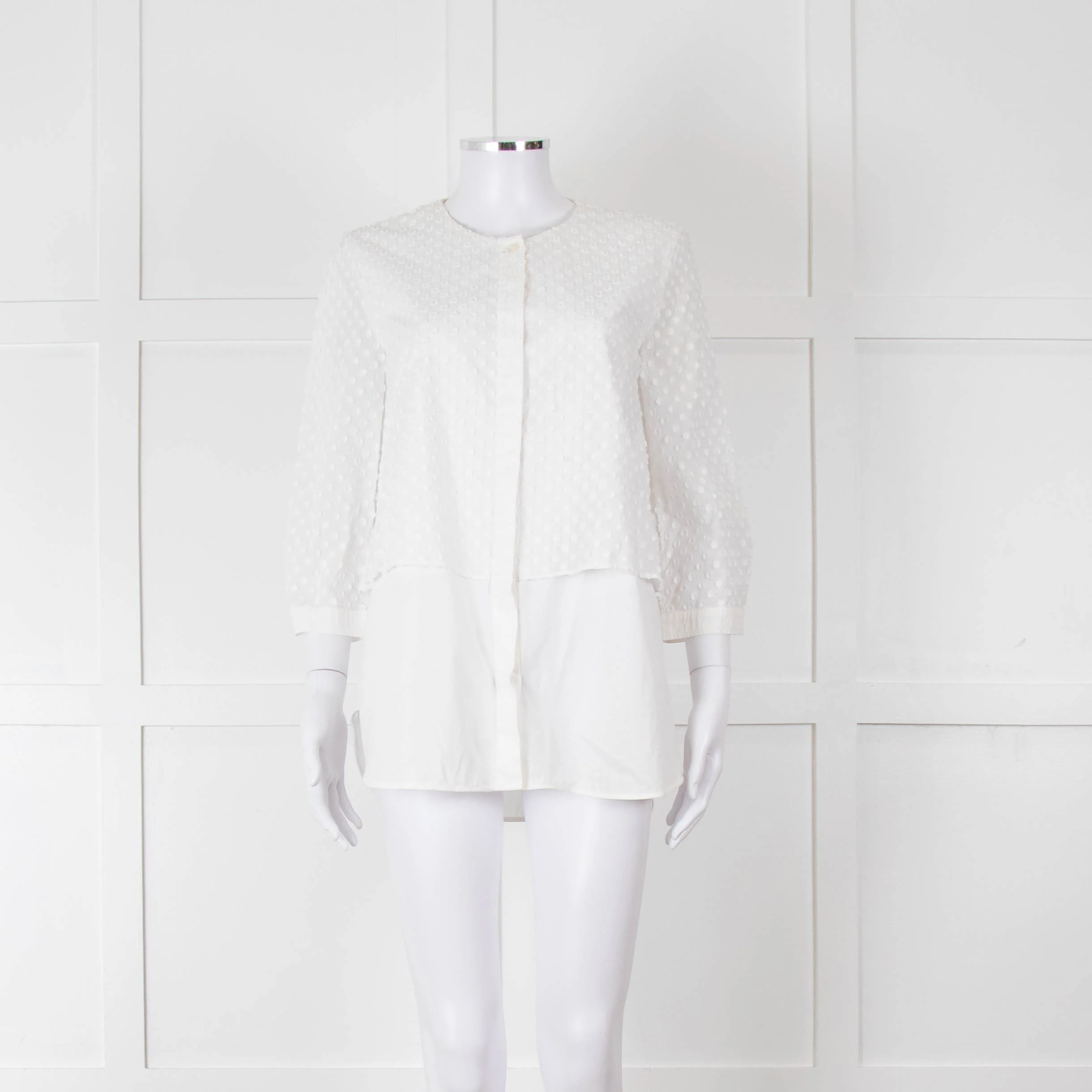 Weekend Max Mara White Dot Layered Shirt
