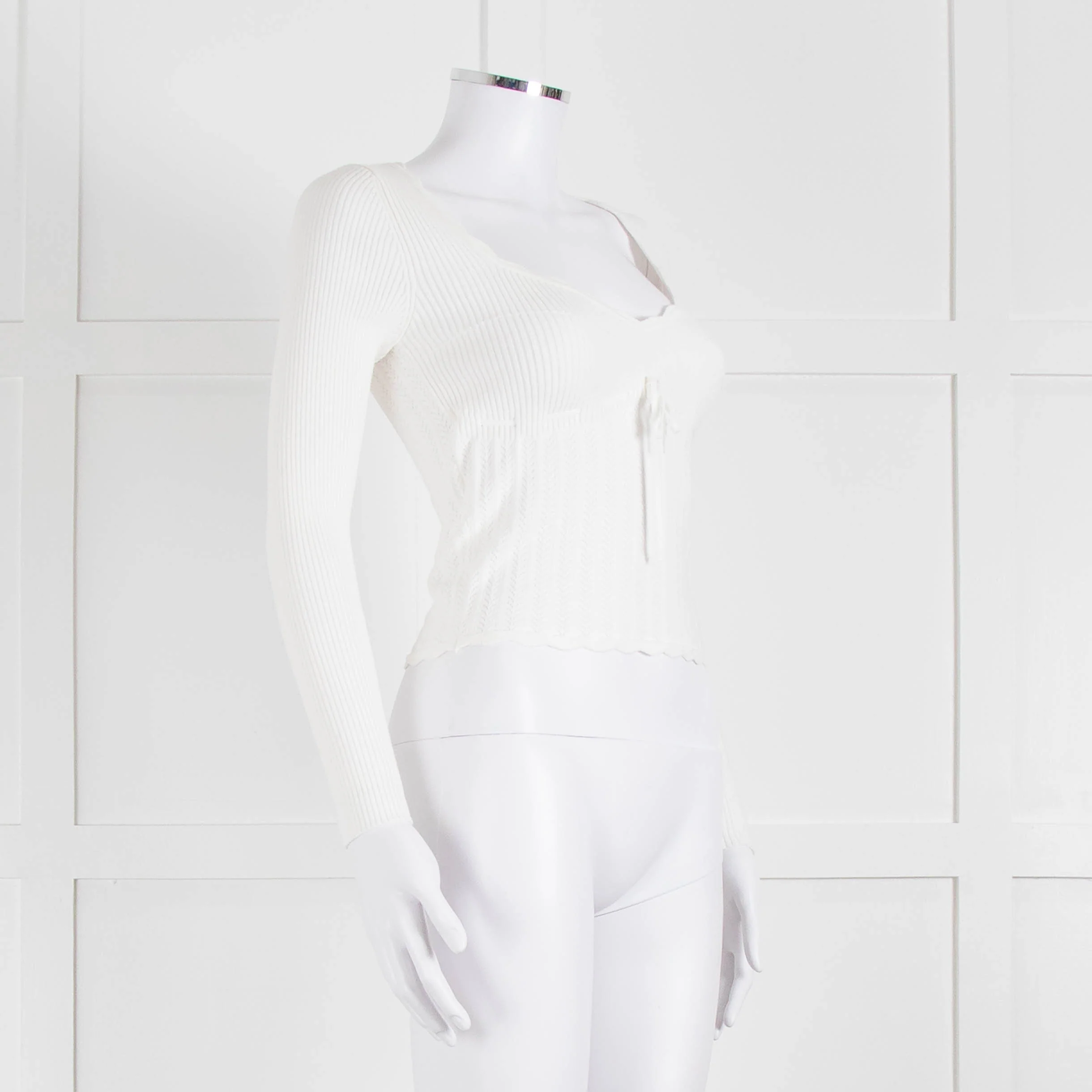 Wilfred White Top With Tie Front - Image 2