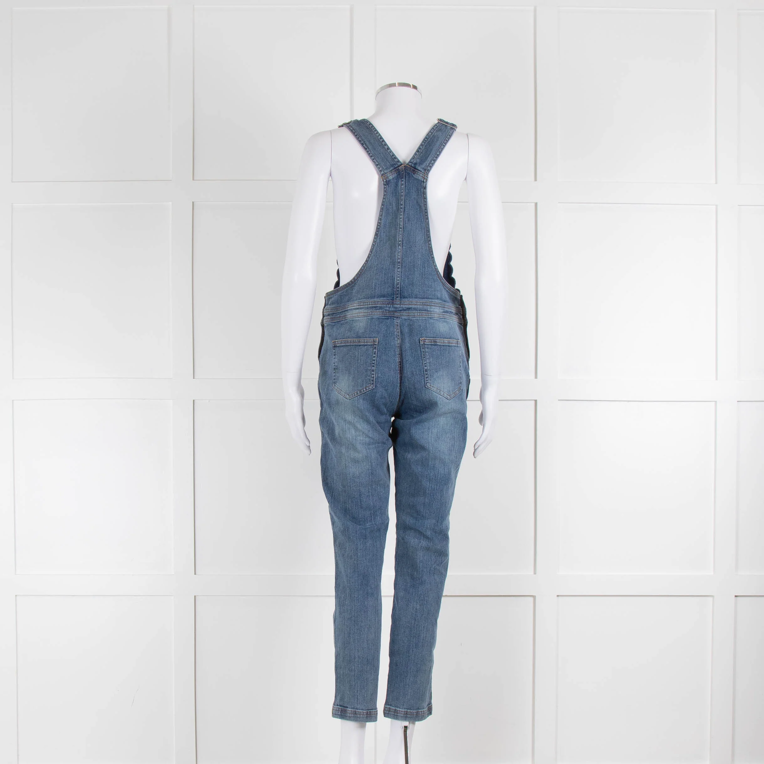 Wyse Blue Denim Dungarees - Image 3
