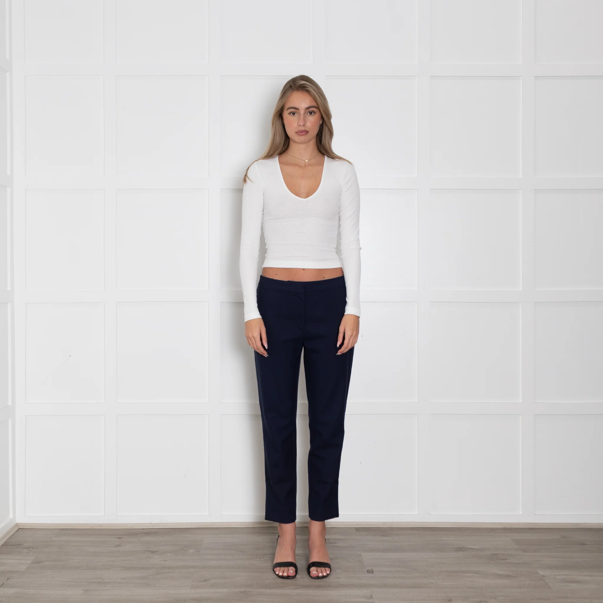 Wyse Blue Tuxedo Trousers