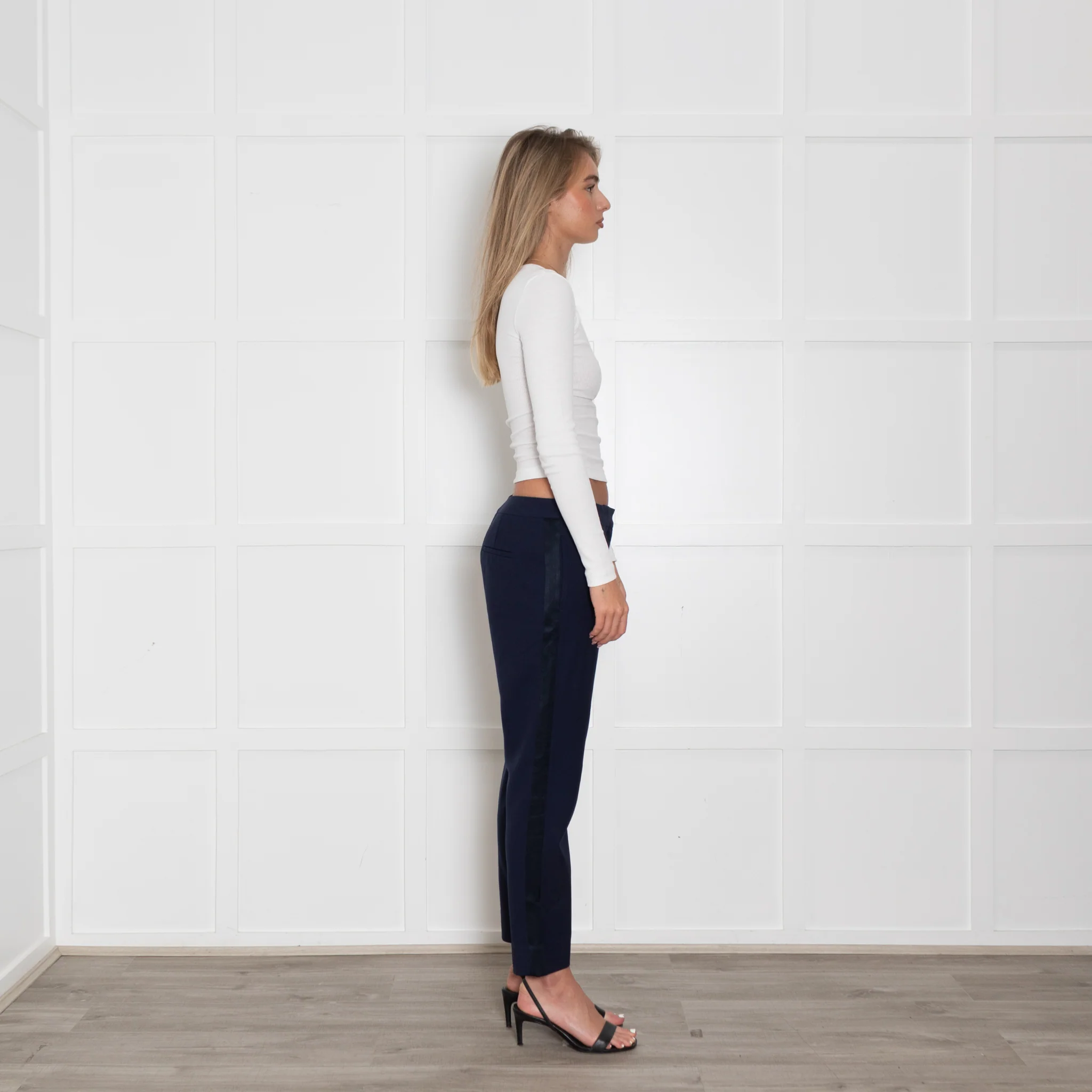 Wyse Blue Tuxedo Trousers - Image 6