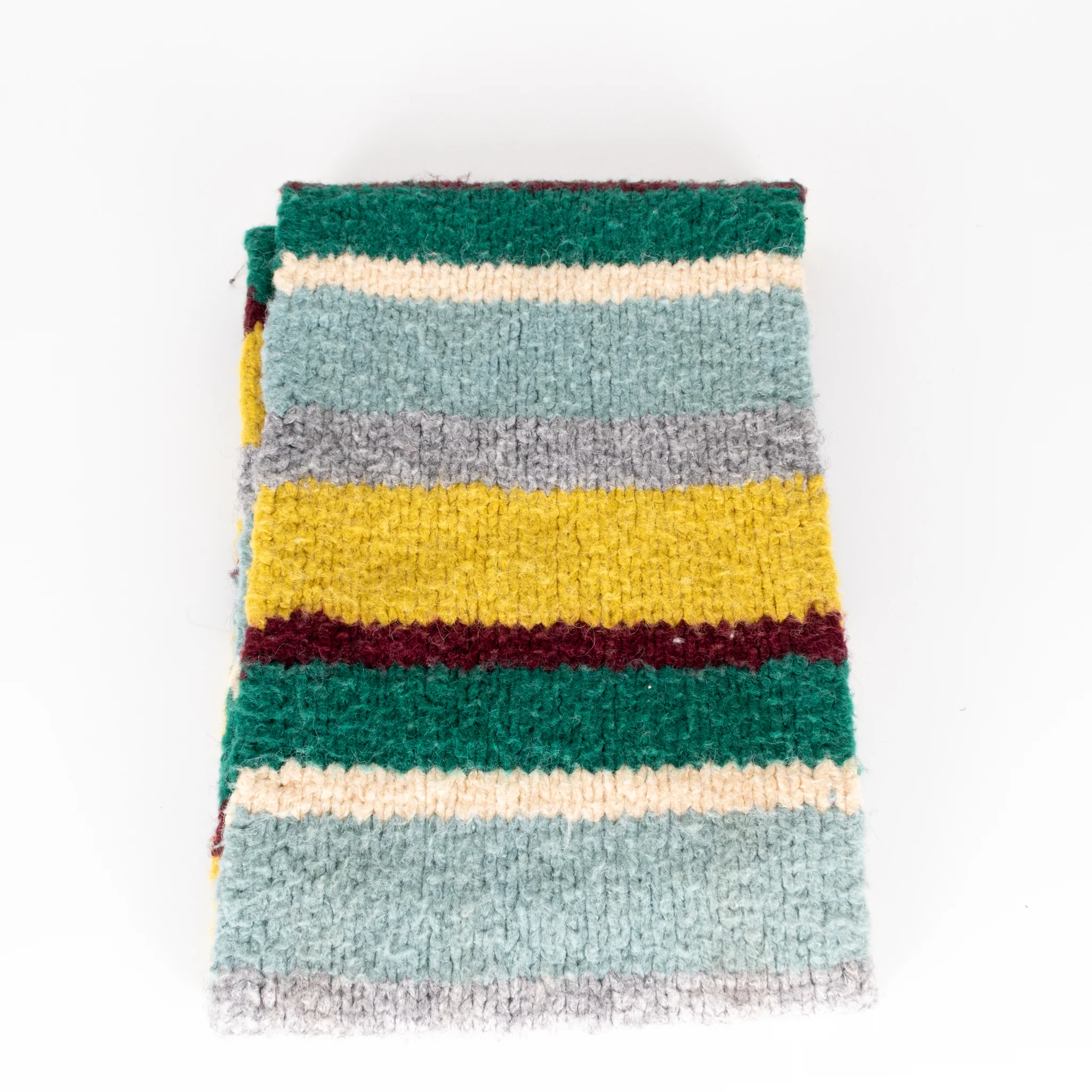 Wyse Multicoloured Chunky Knit Scarf - Image 2