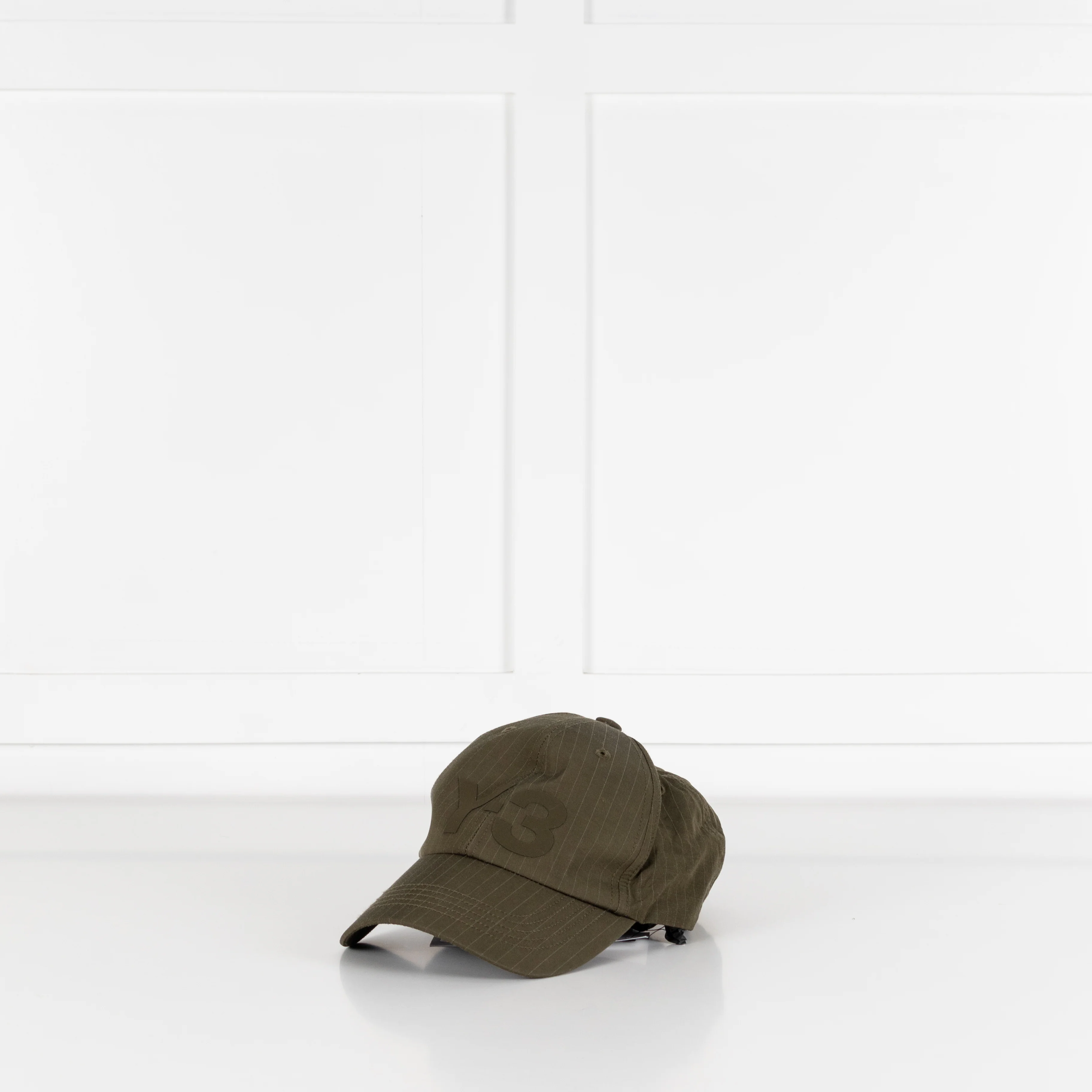 Y-3 Khaki Fabric Dad Cap - Image 2