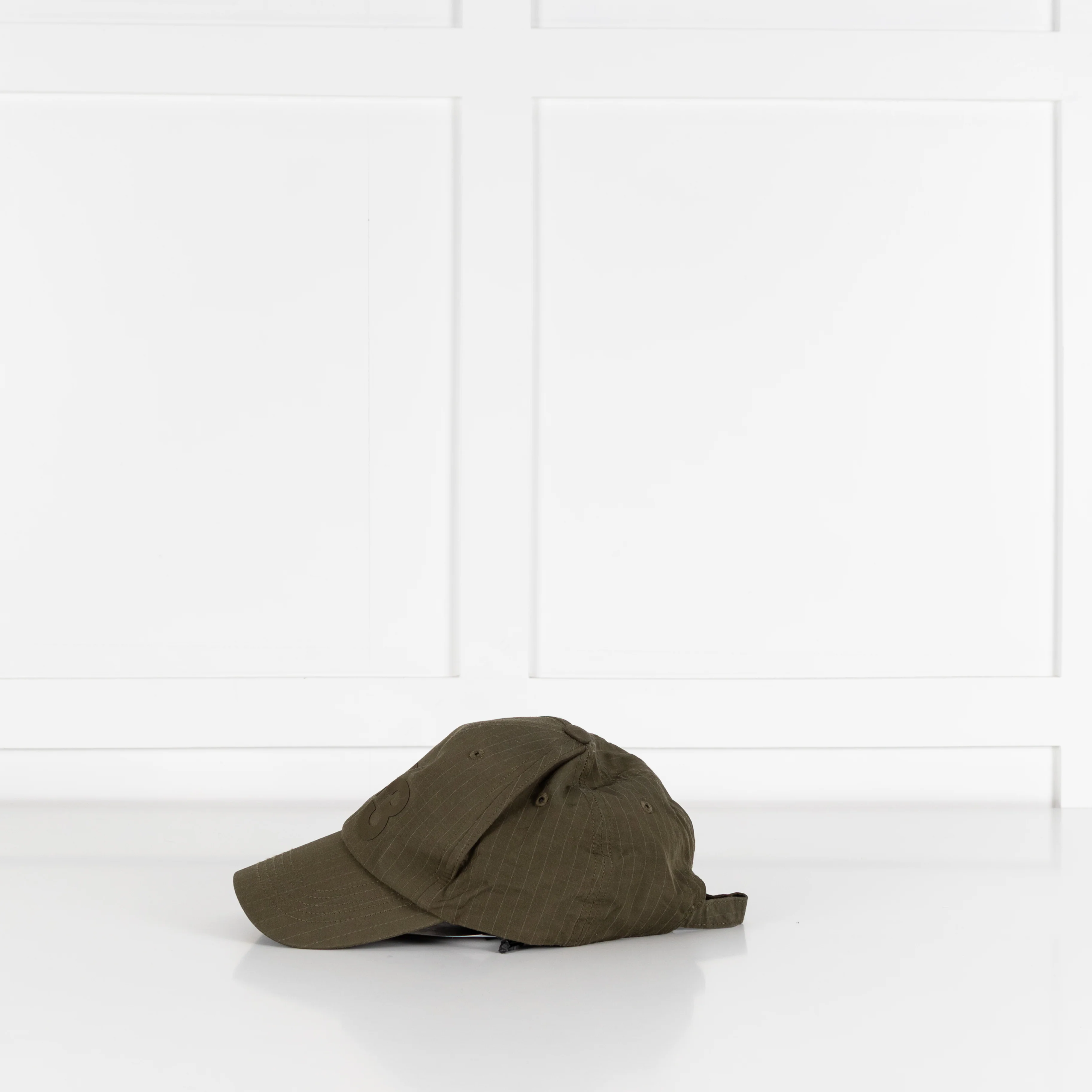 Y-3 Khaki Fabric Dad Cap - Image 3