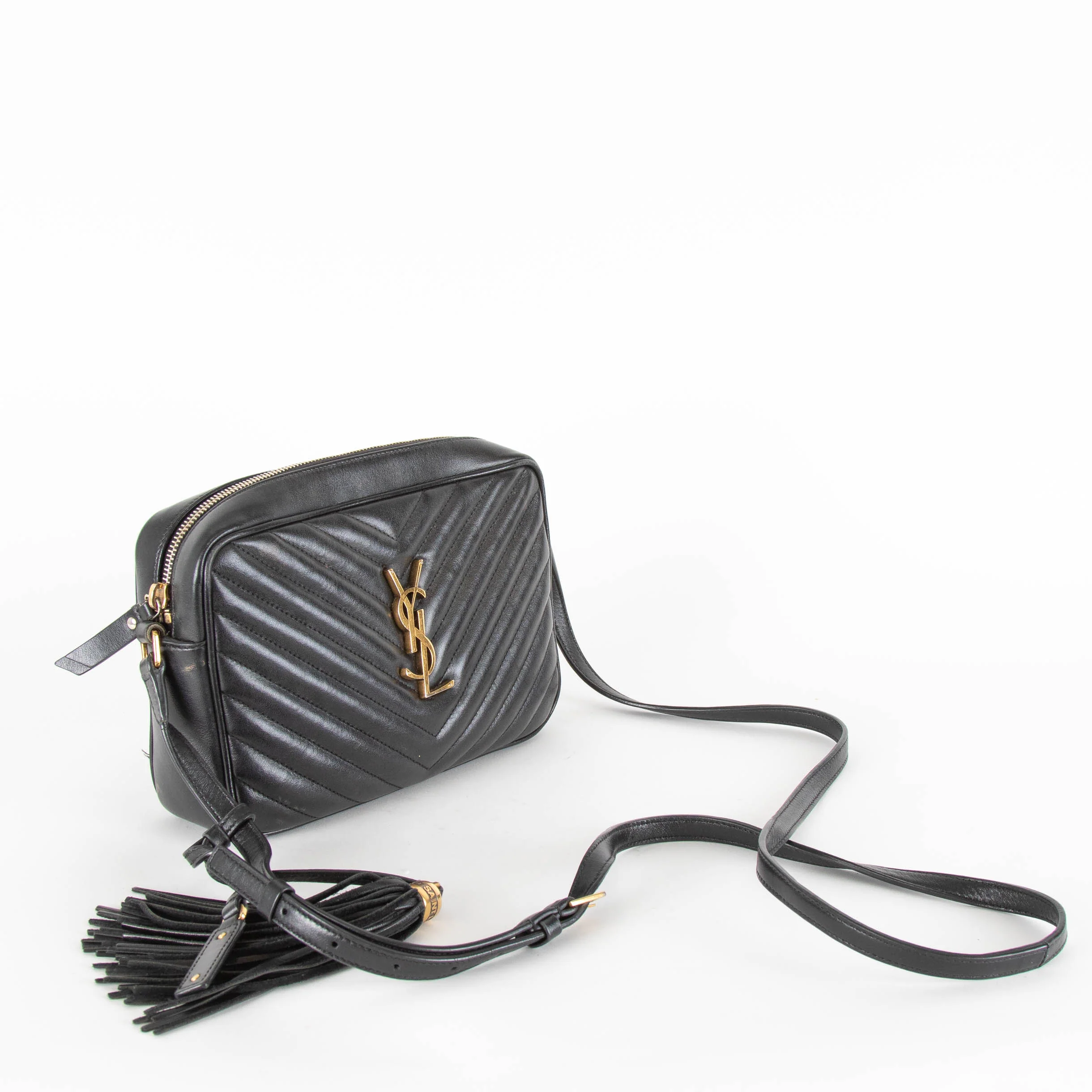 Yves Saint Laurent Black Lou Camera Bag - Image 2