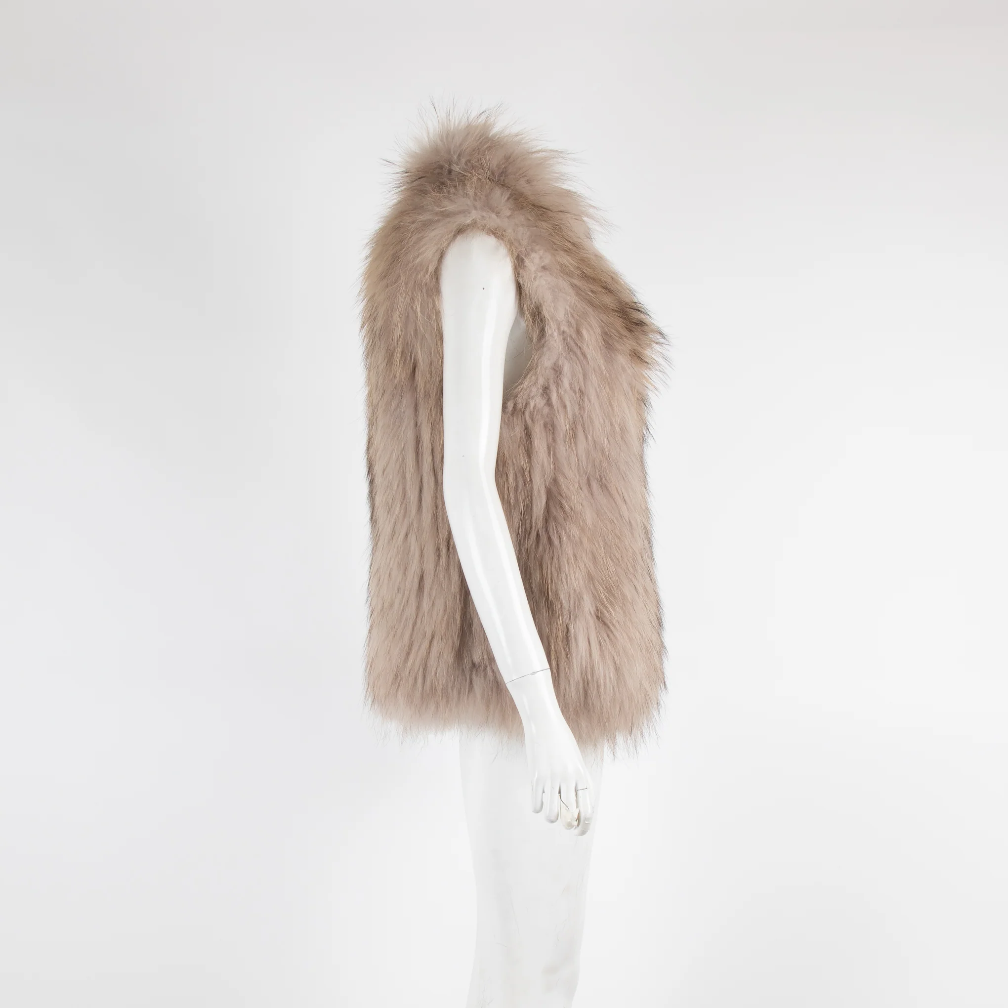 Yves Salomon Beige Gilet - Image 2