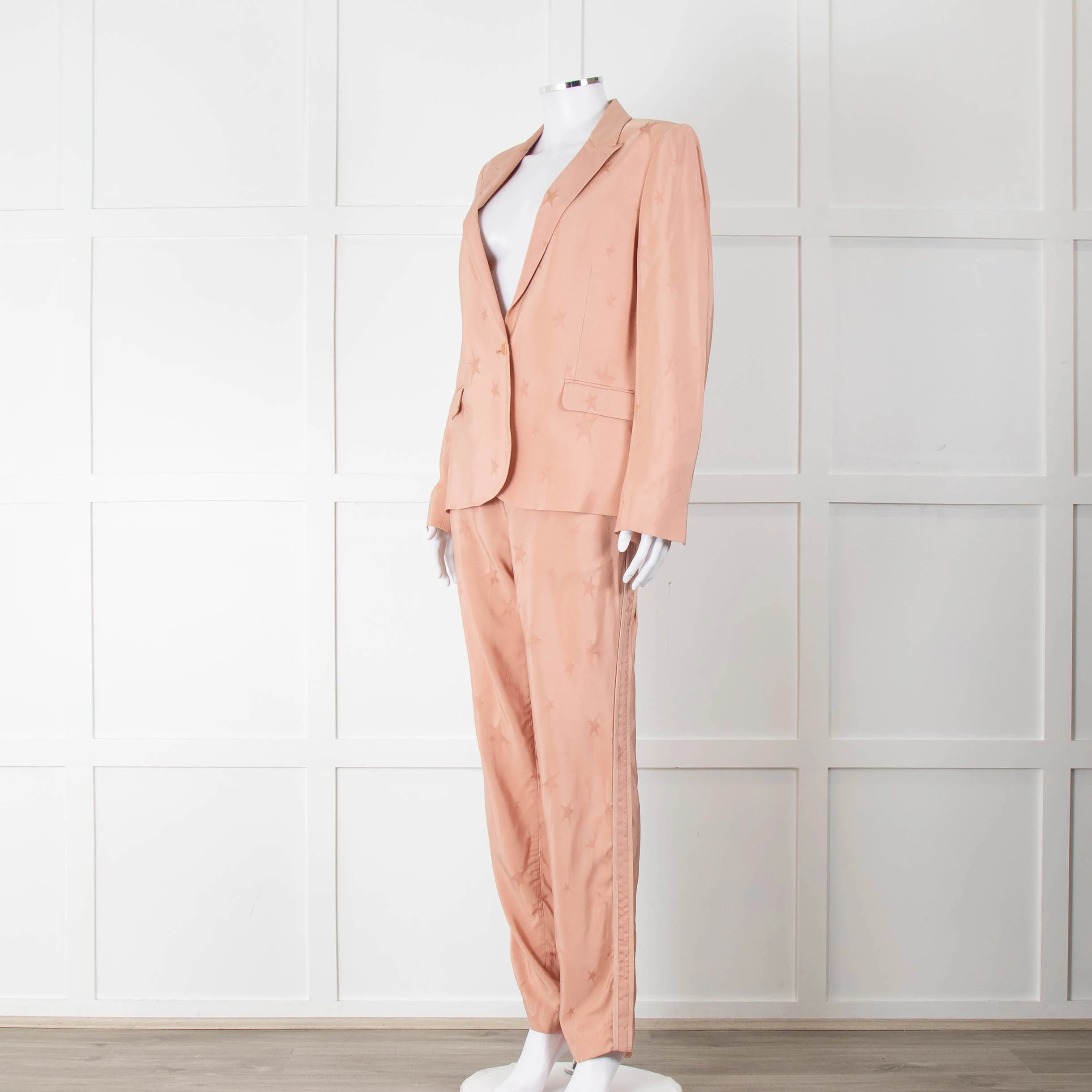 Zadig & Voltaire Blush Pink Star Print Jacket - Image 16