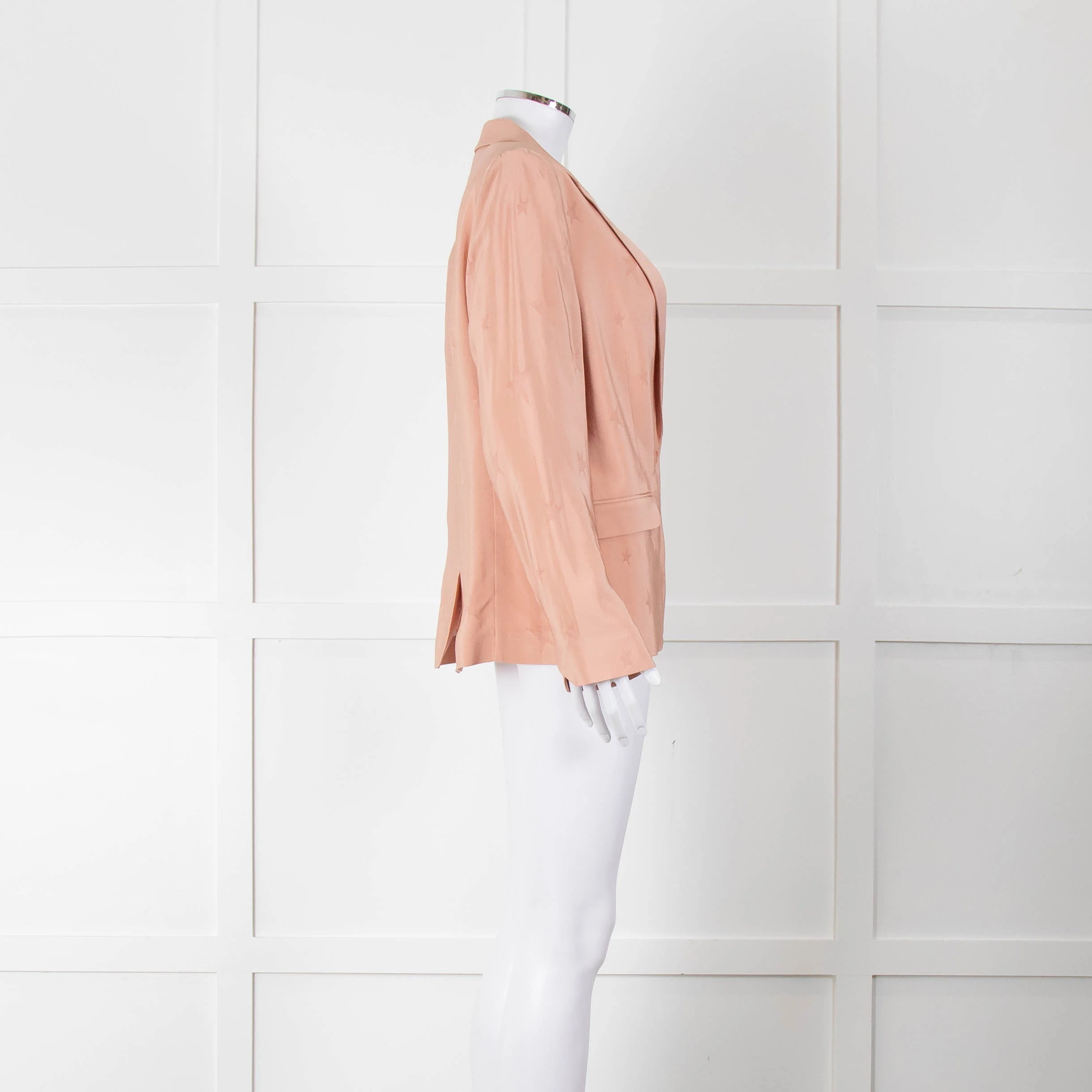 Zadig & Voltaire Blush Pink Star Print Jacket - Image 3