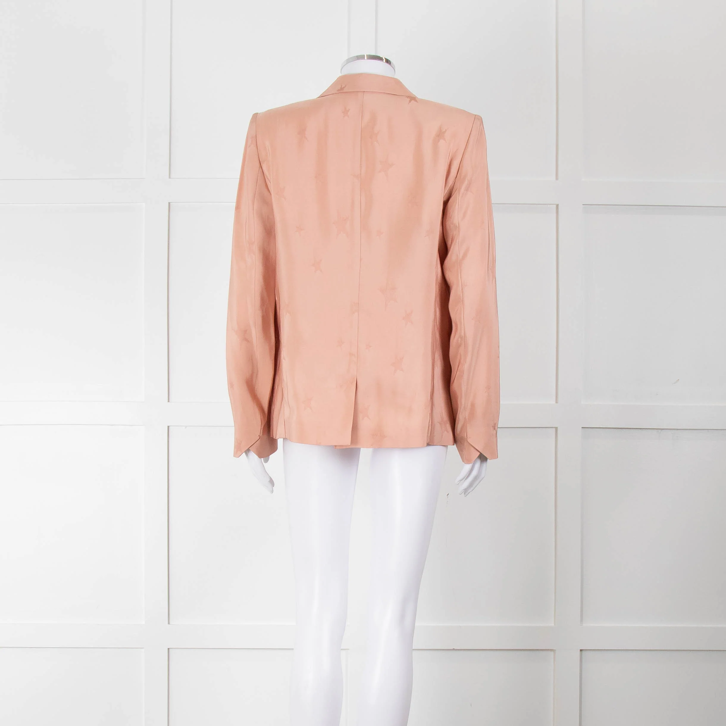 Zadig & Voltaire Blush Pink Star Print Jacket - Image 5