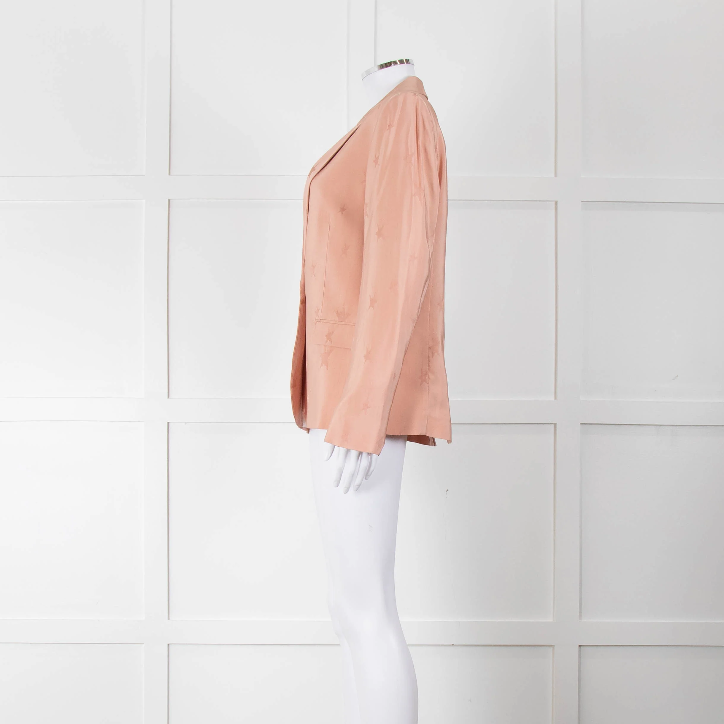 Zadig & Voltaire Blush Pink Star Print Jacket - Image 7