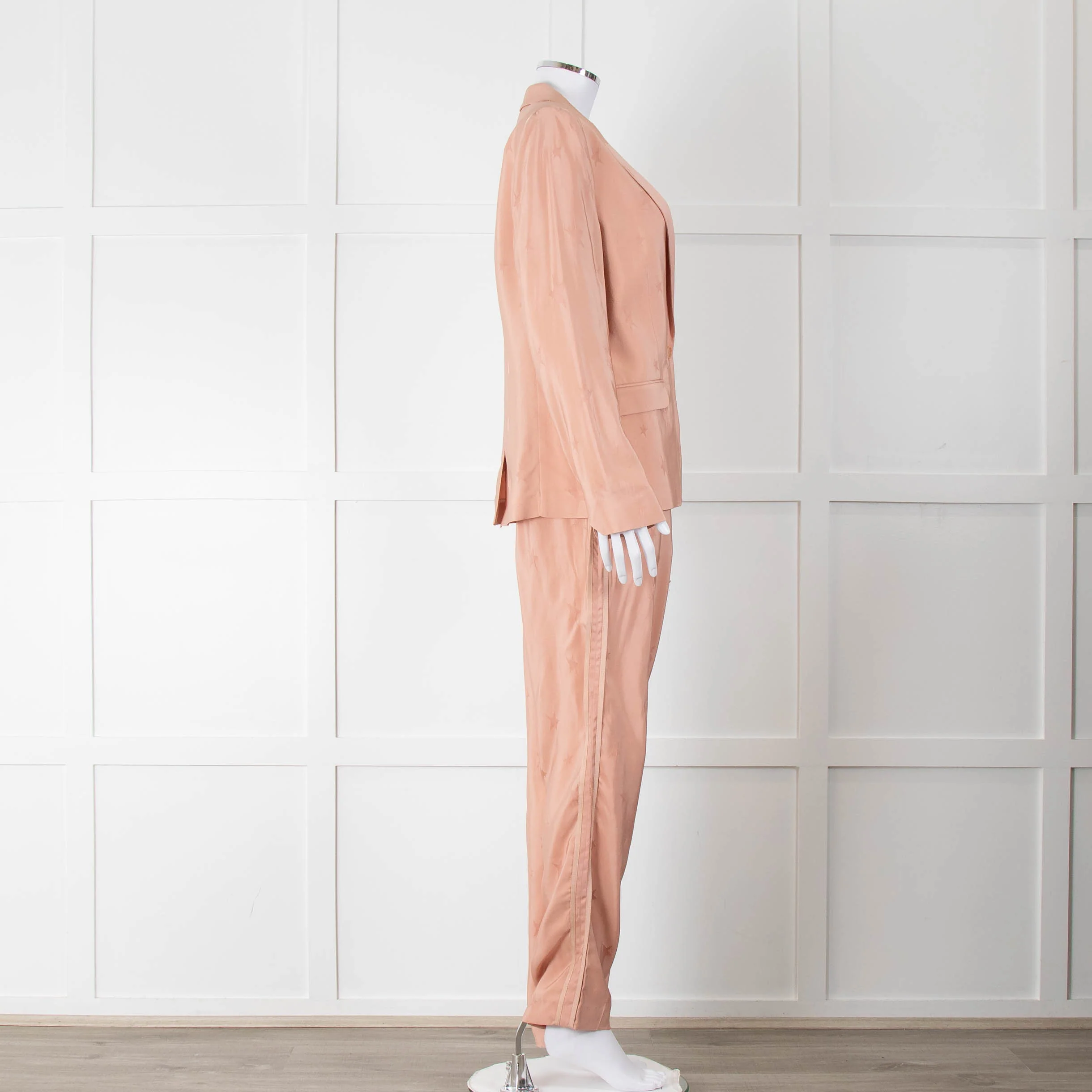 Zadig & Voltaire Blush Pink Star Print Trousers - Image 11
