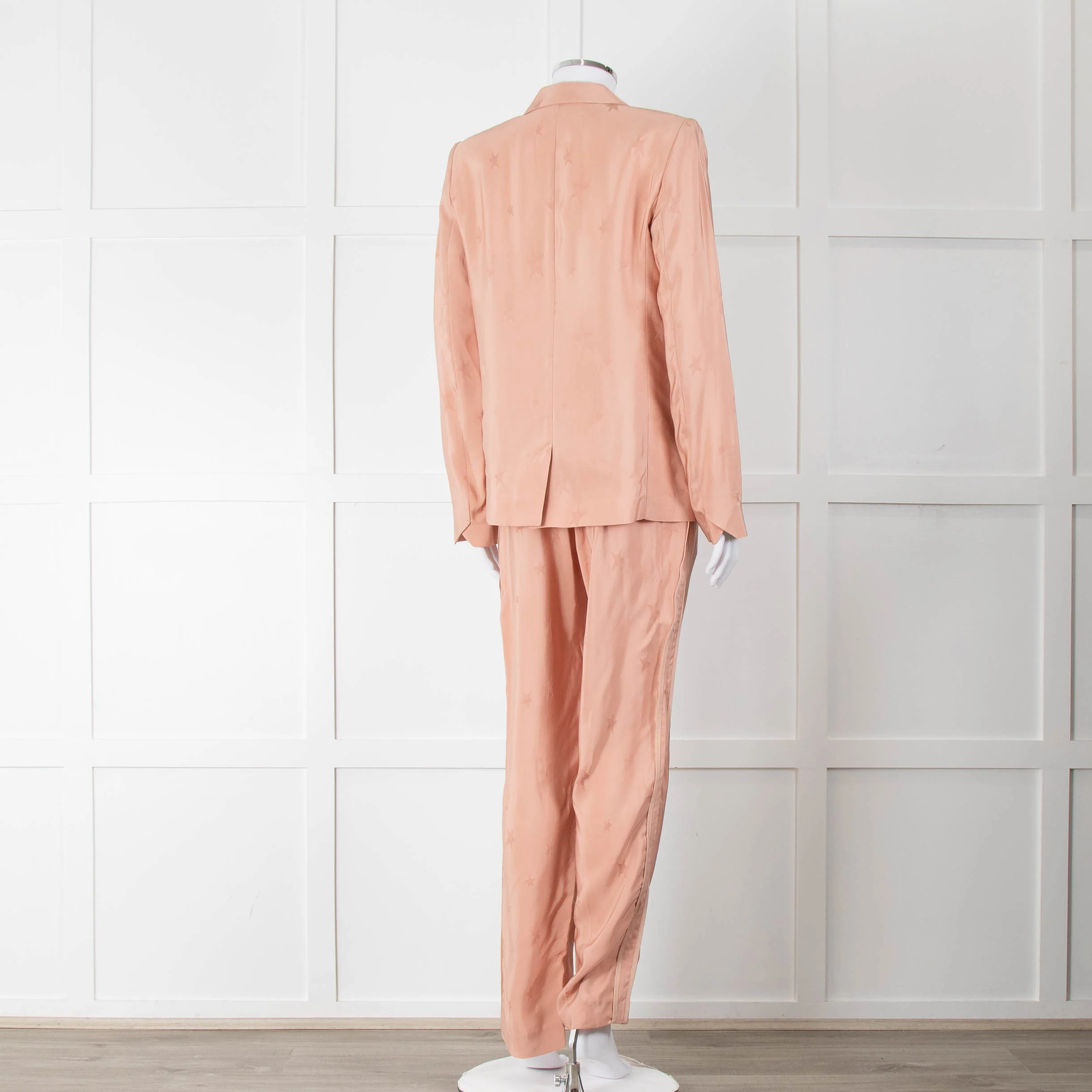 Zadig & Voltaire Blush Pink Star Print Trousers - Image 12