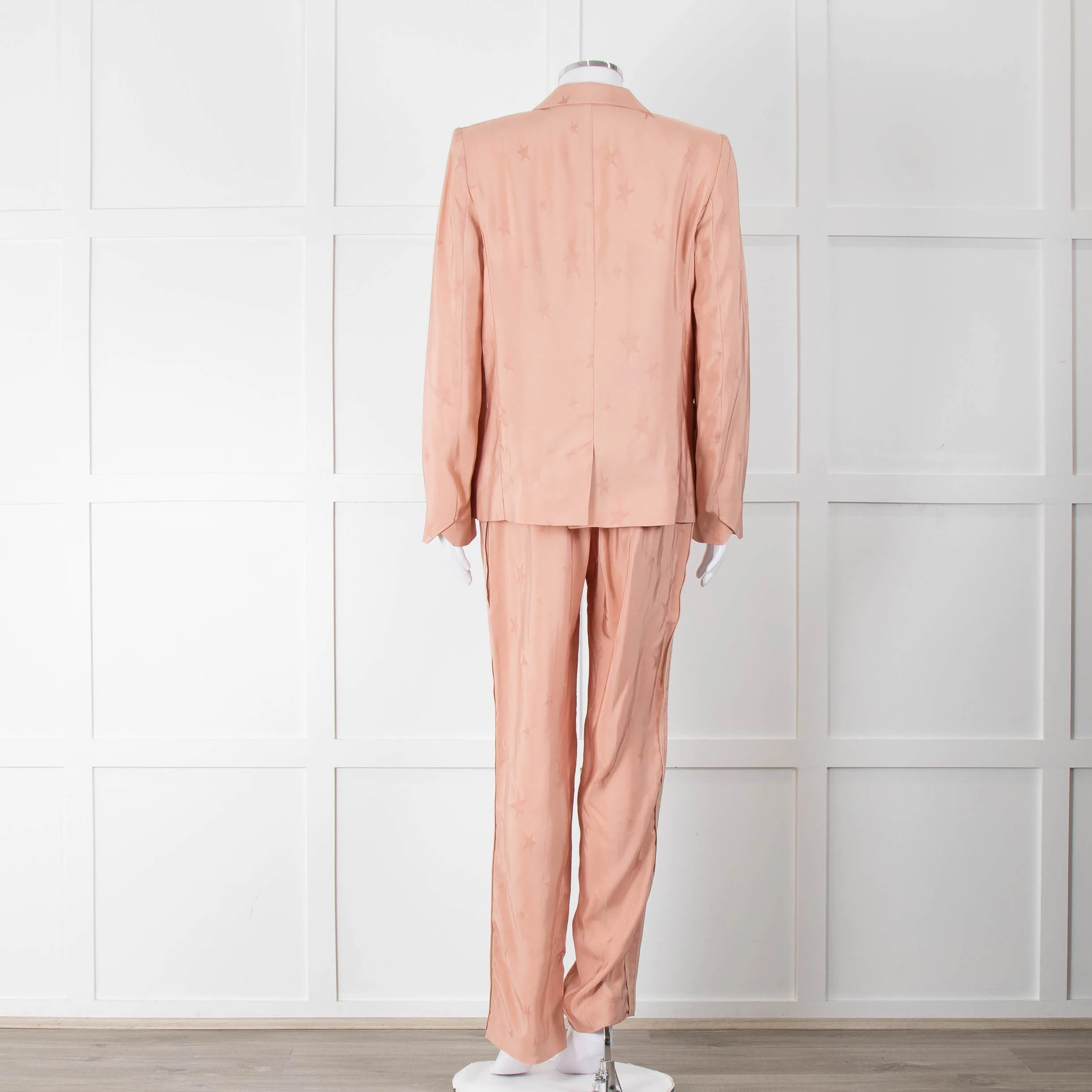Zadig & Voltaire Blush Pink Star Print Trousers - Image 13
