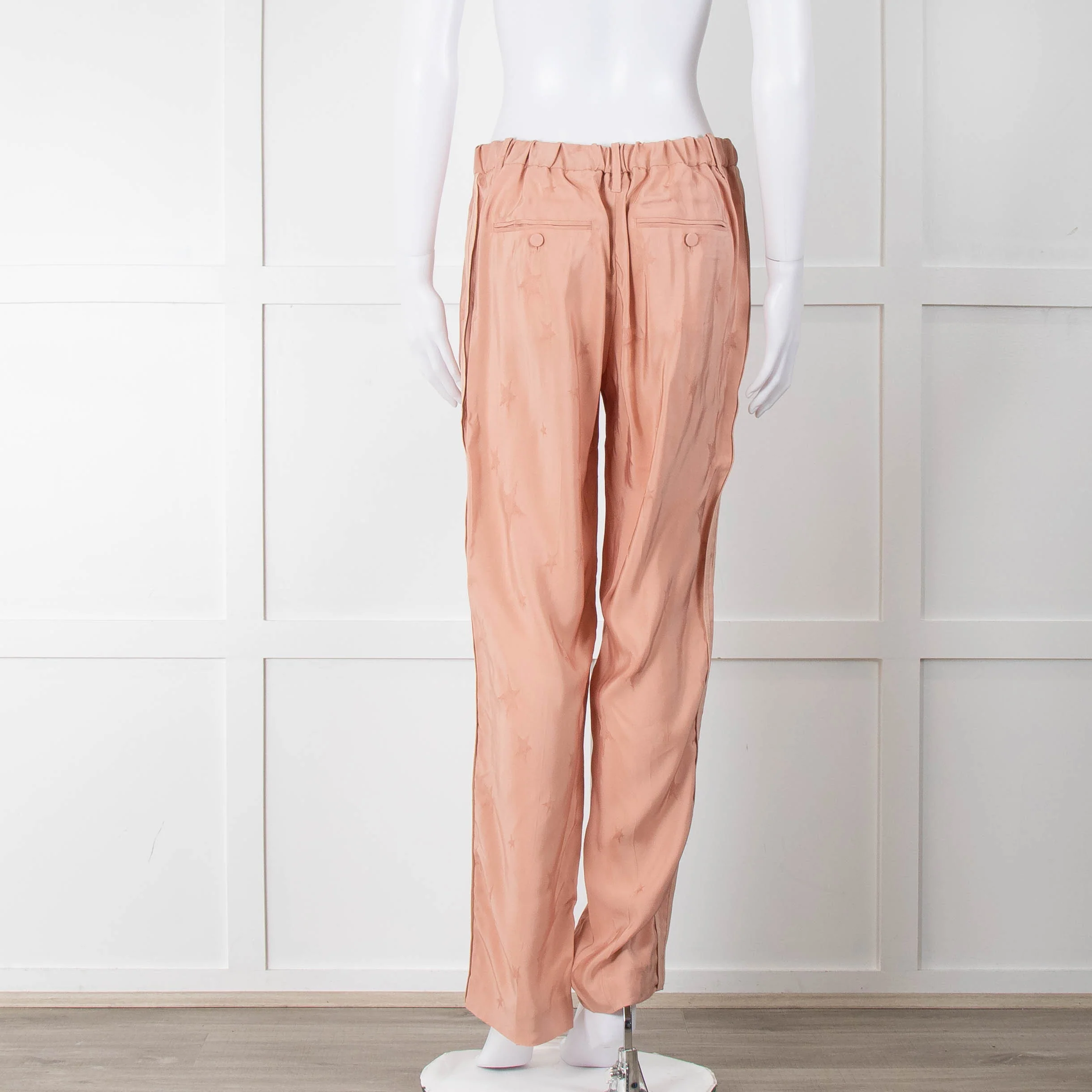Zadig & Voltaire Blush Pink Star Print Trousers - Image 6