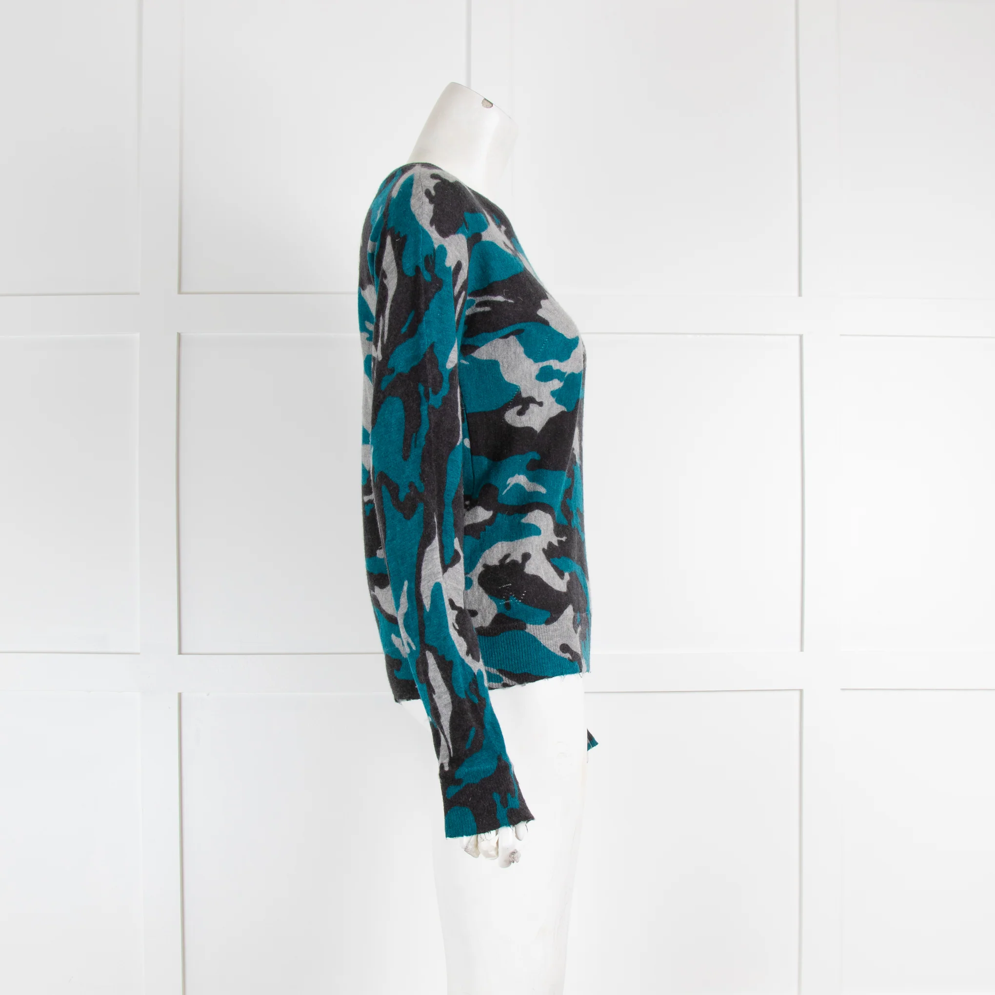 Zadig & Voltaire Camo Cashmere Jumper - Image 2