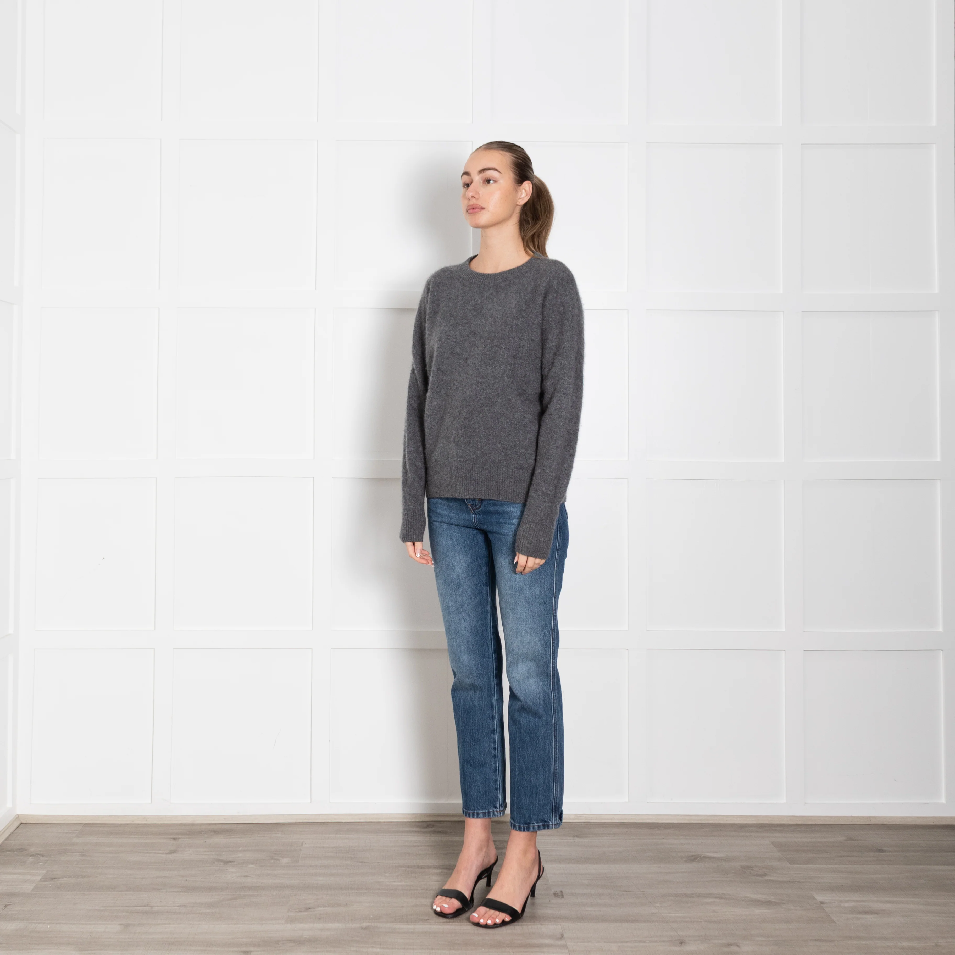 Zadig & Voltaire Preloved Grey Cashmere Jumper - Image 3