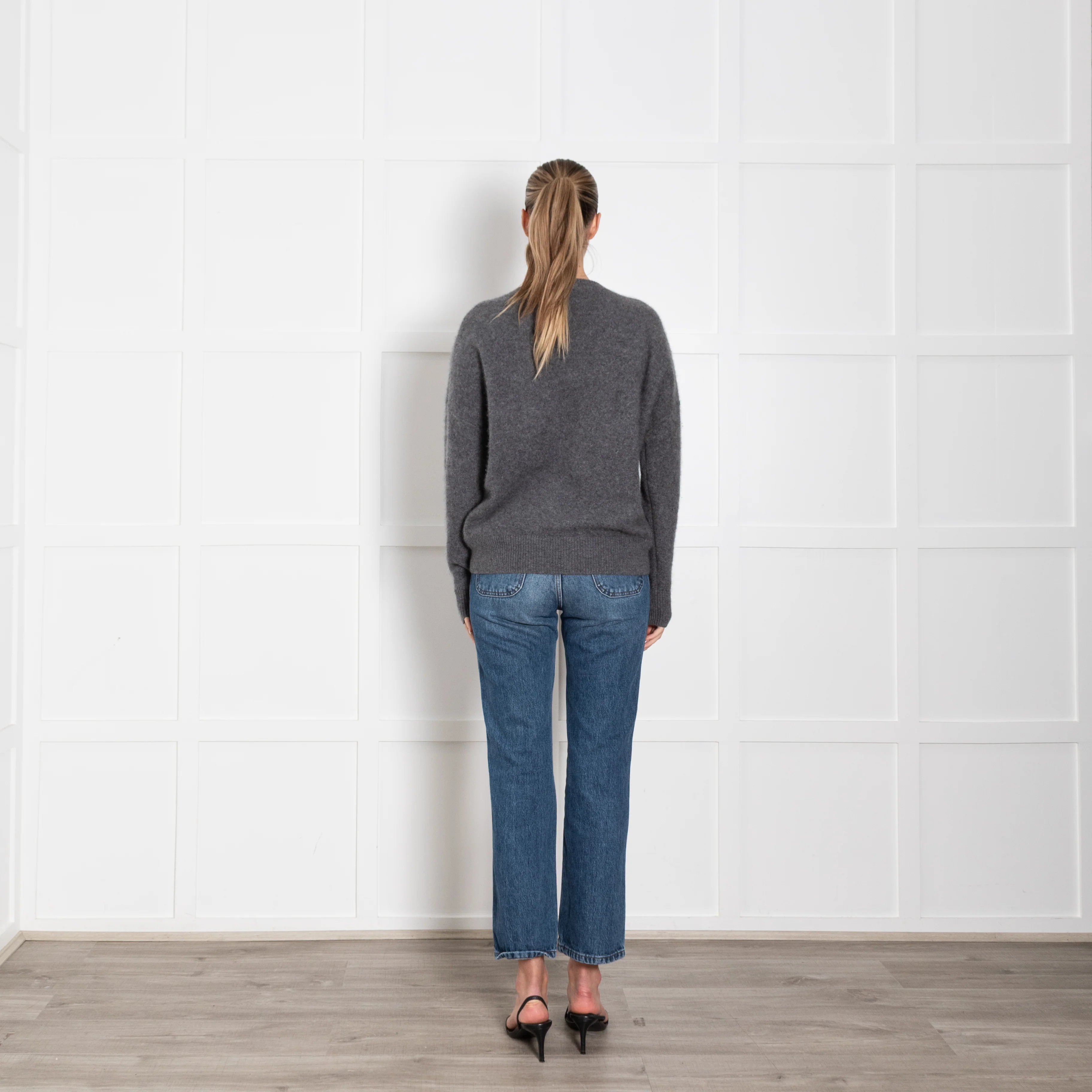 Zadig & Voltaire Preloved Grey Cashmere Jumper - Image 5