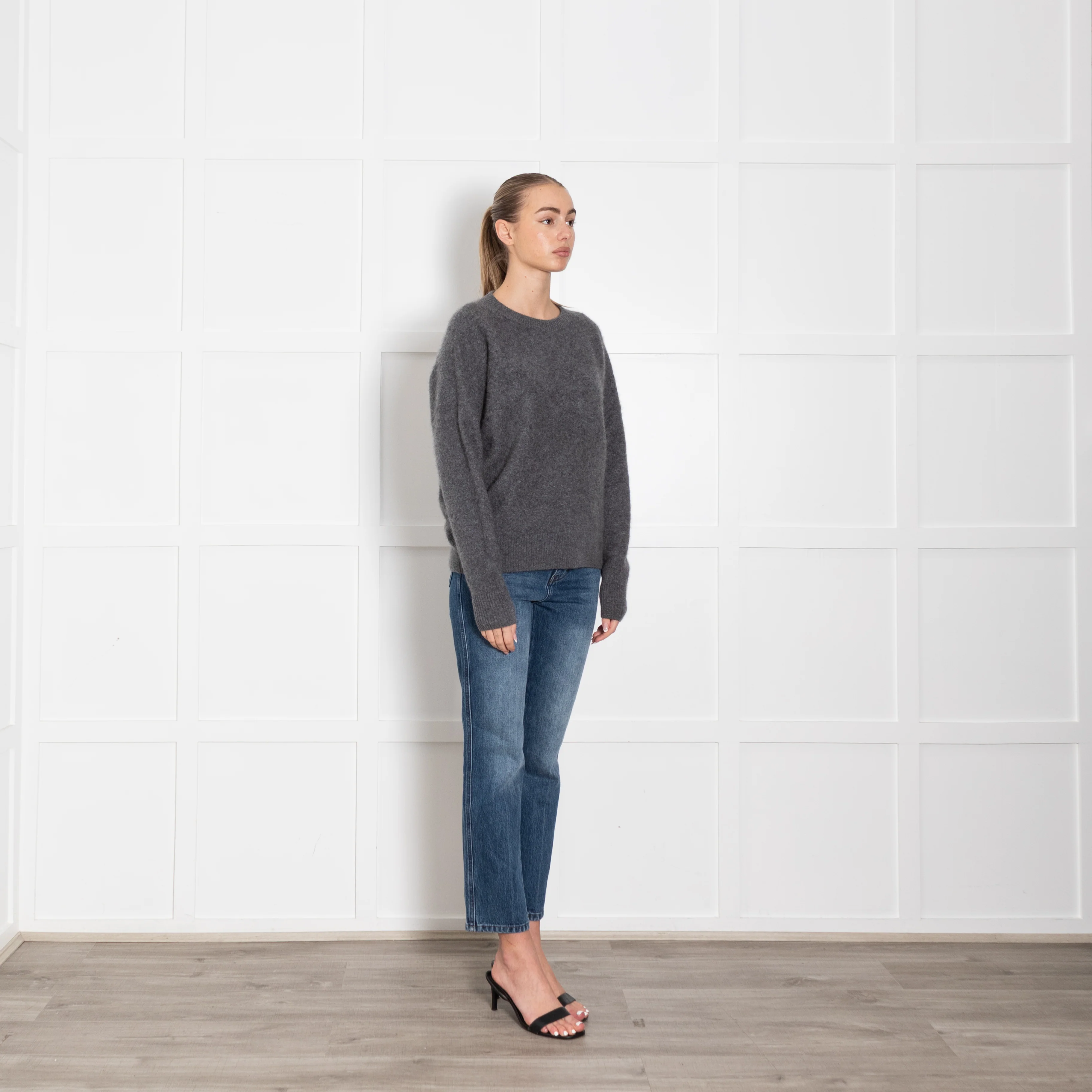 Zadig & Voltaire Preloved Grey Cashmere Jumper - Image 7