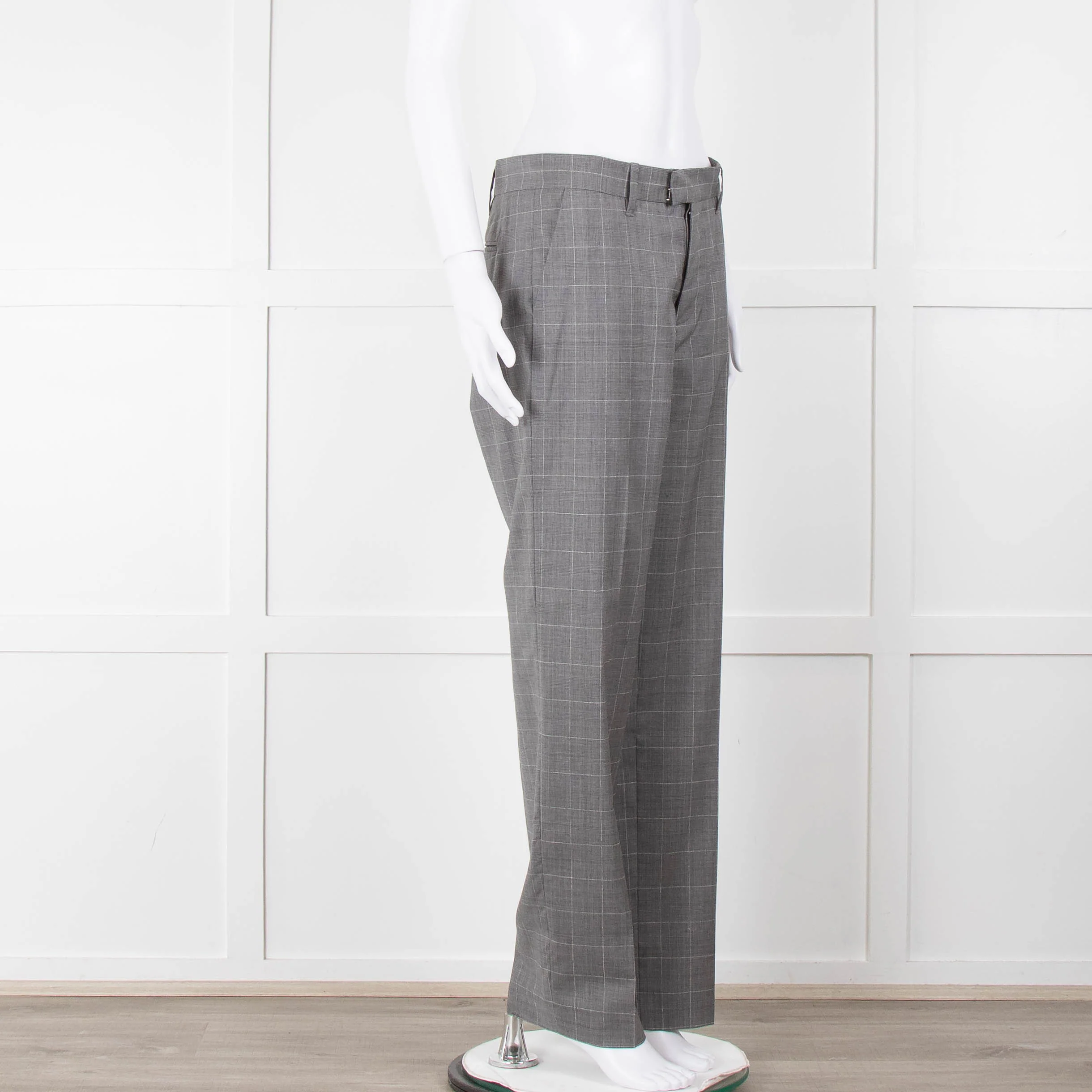 Zadig & Voltaire Grey Herringbone Suit Jacket and Trousers - Image 10