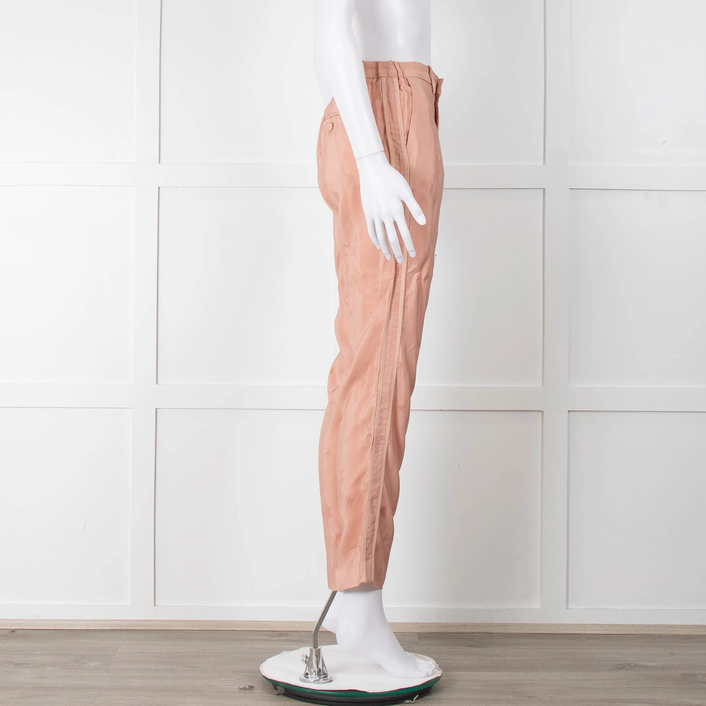 Zadig & Voltaire Peach Star Print Trousers - Image 3