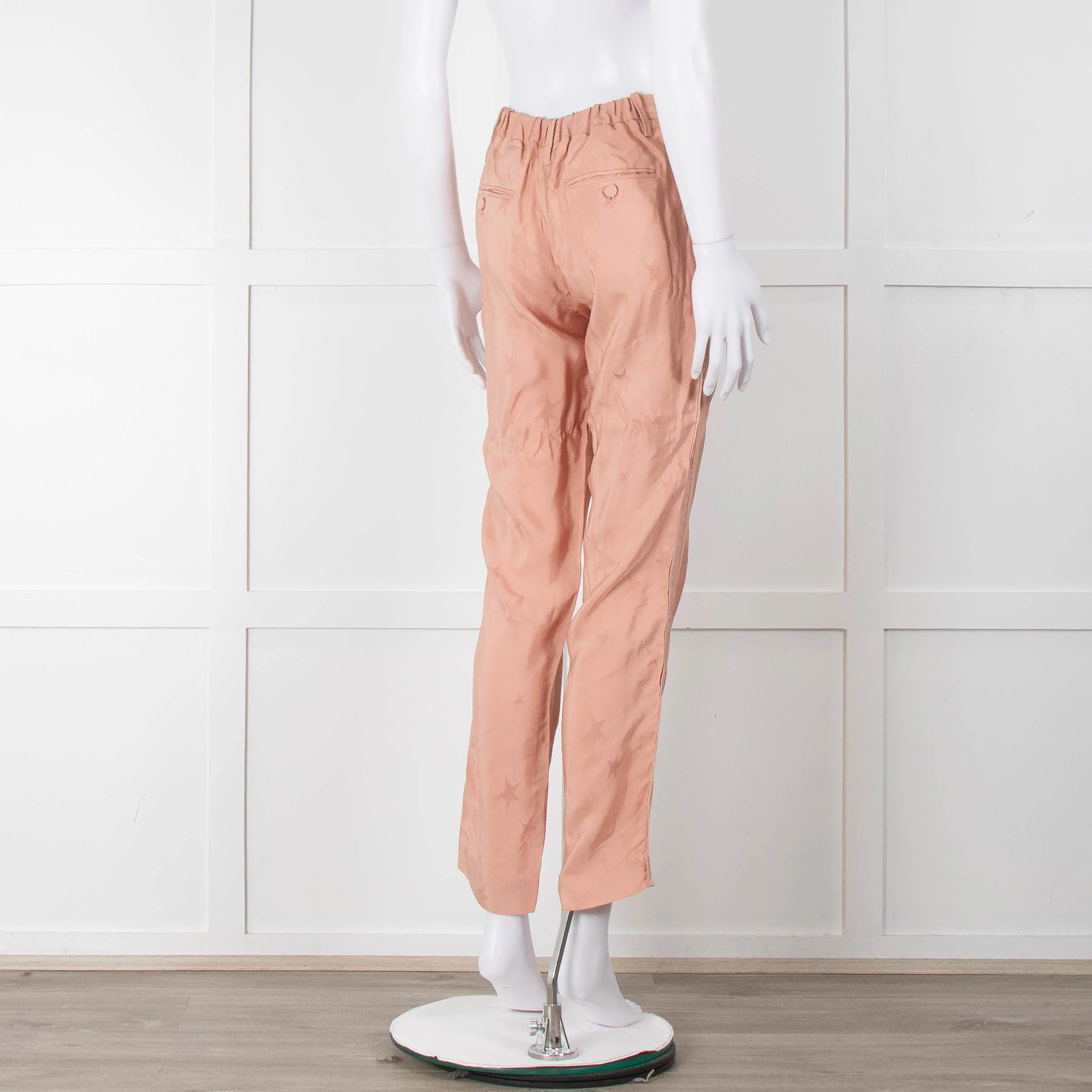 Zadig & Voltaire Peach Star Print Trousers - Image 4
