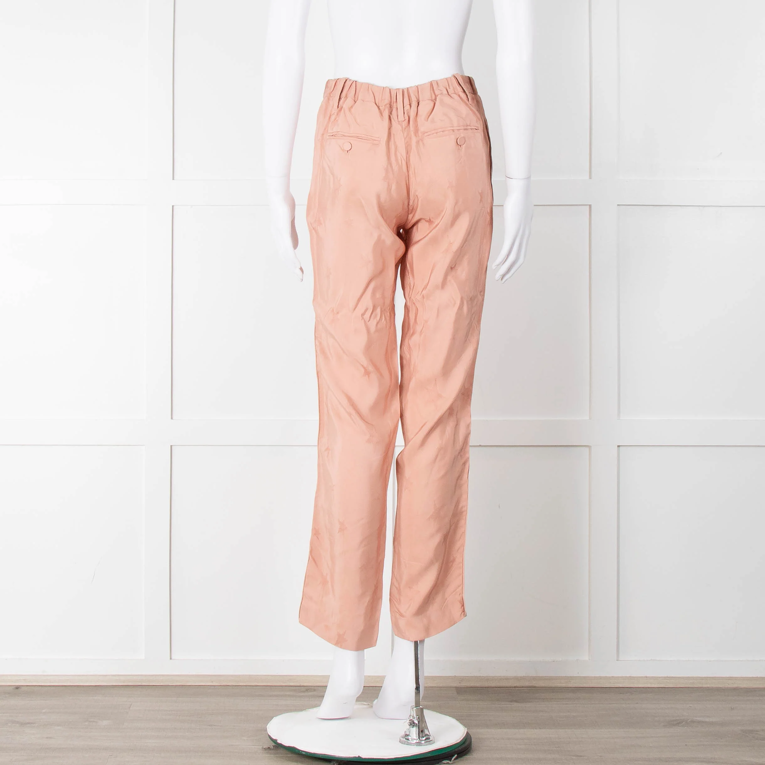 Zadig & Voltaire Peach Star Print Trousers - Image 5