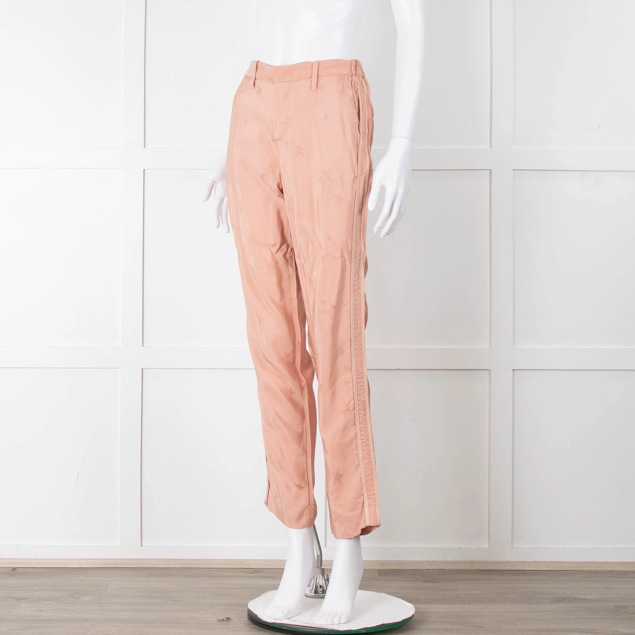 Zadig & Voltaire Peach Star Print Trousers - Image 8