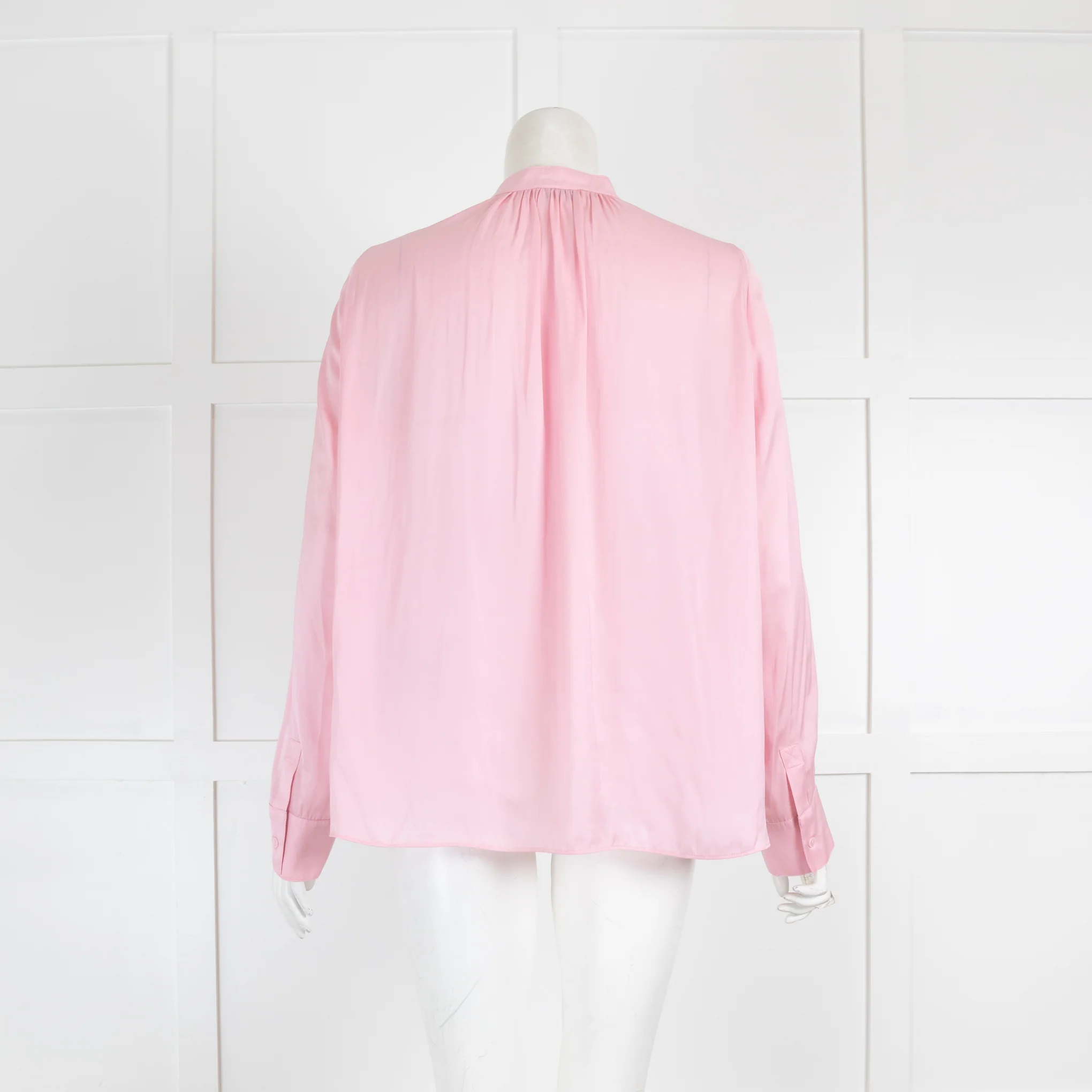 Zadig & Voltaire Pink Collarless Blouse - Image 3