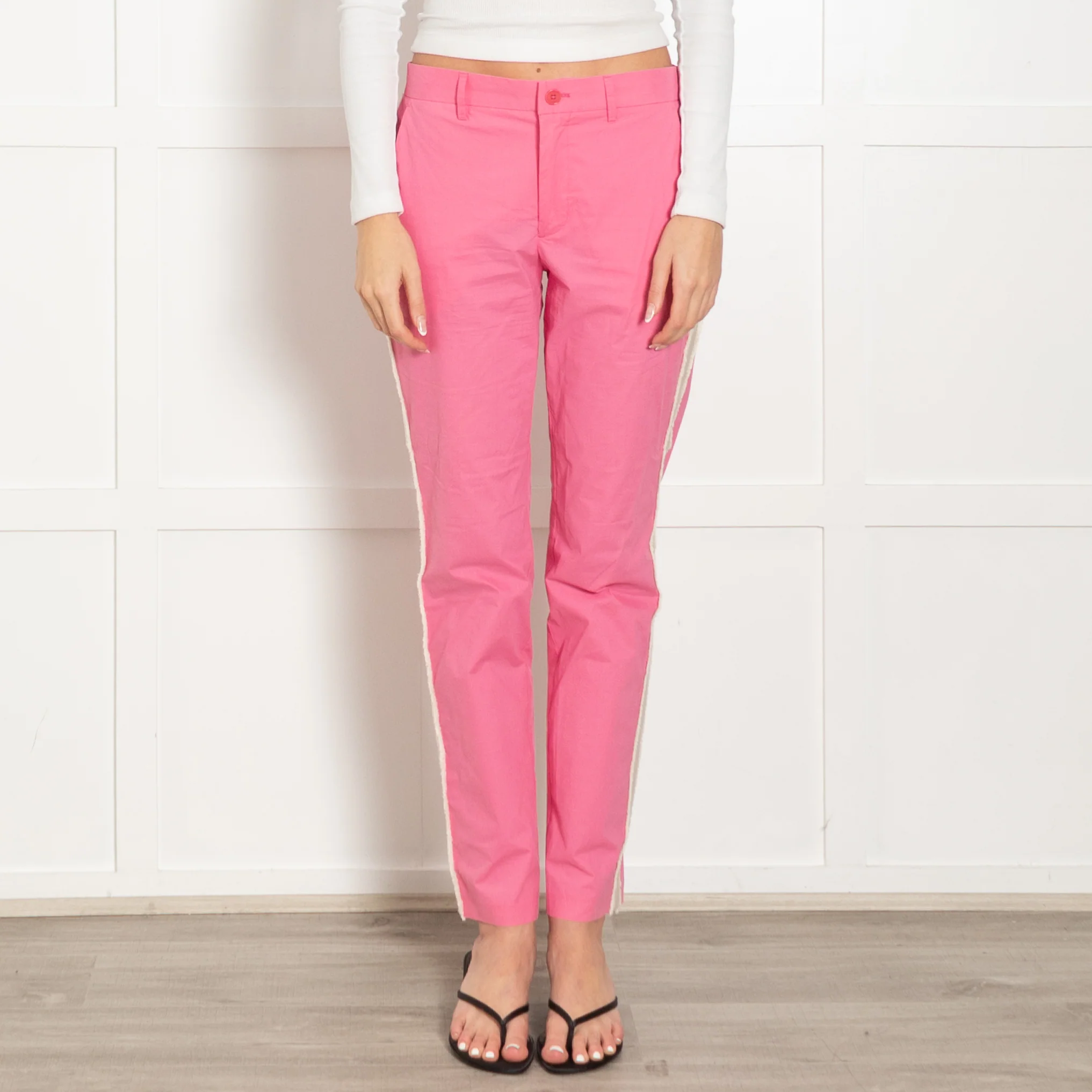 Zadig & Voltaire Preloved Pink Trouser Suit - Image 9