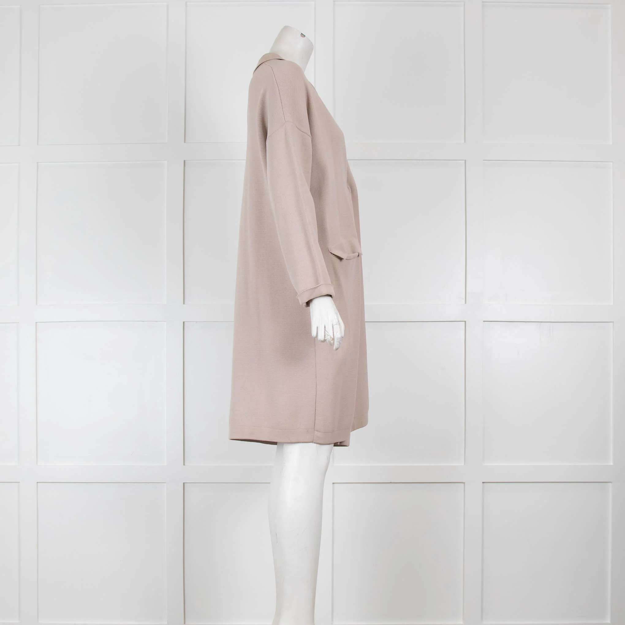Zelle Studio Beige Knit Coatigan - Image 2