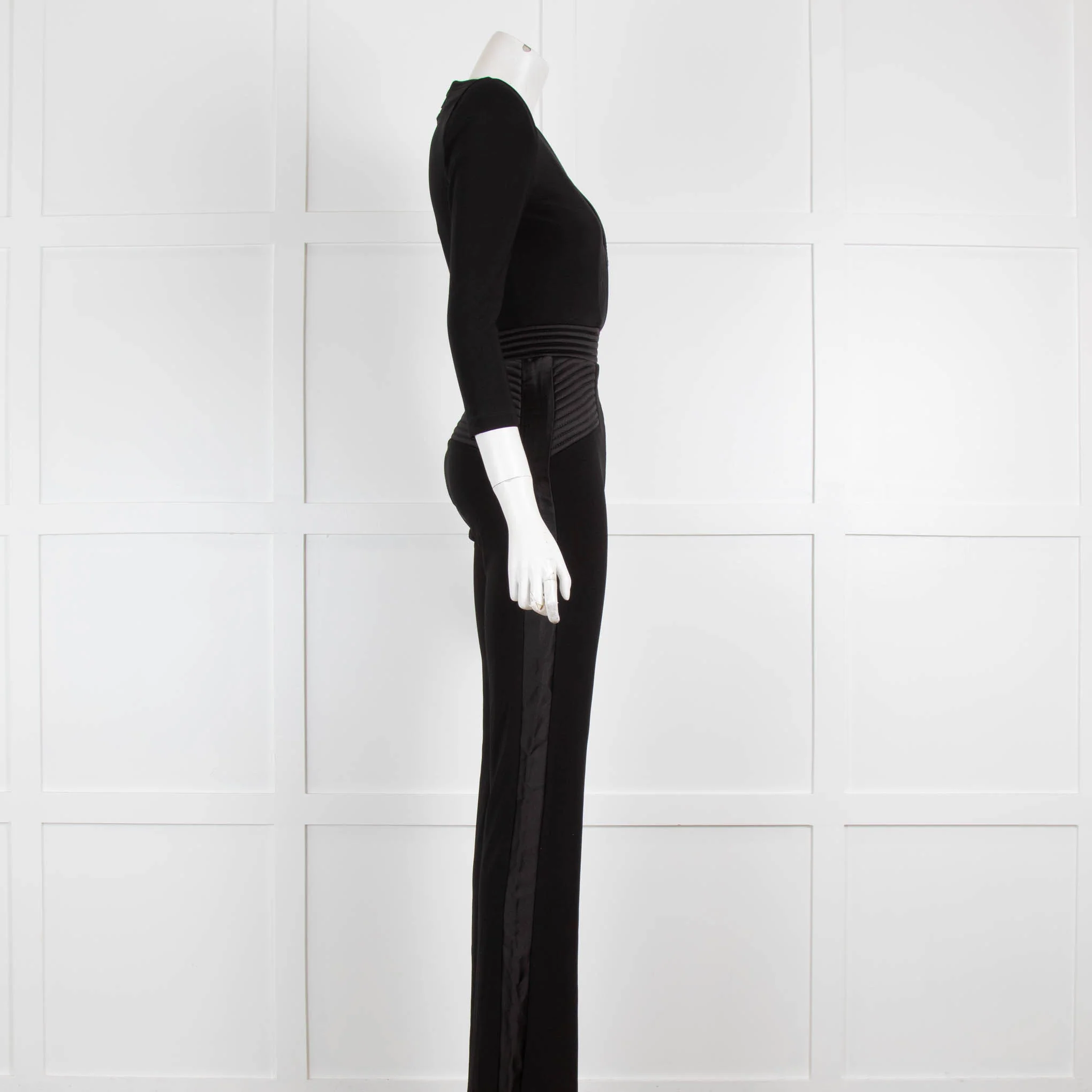 Zhivago Black Jersey Flared Jumpsuit - Image 2