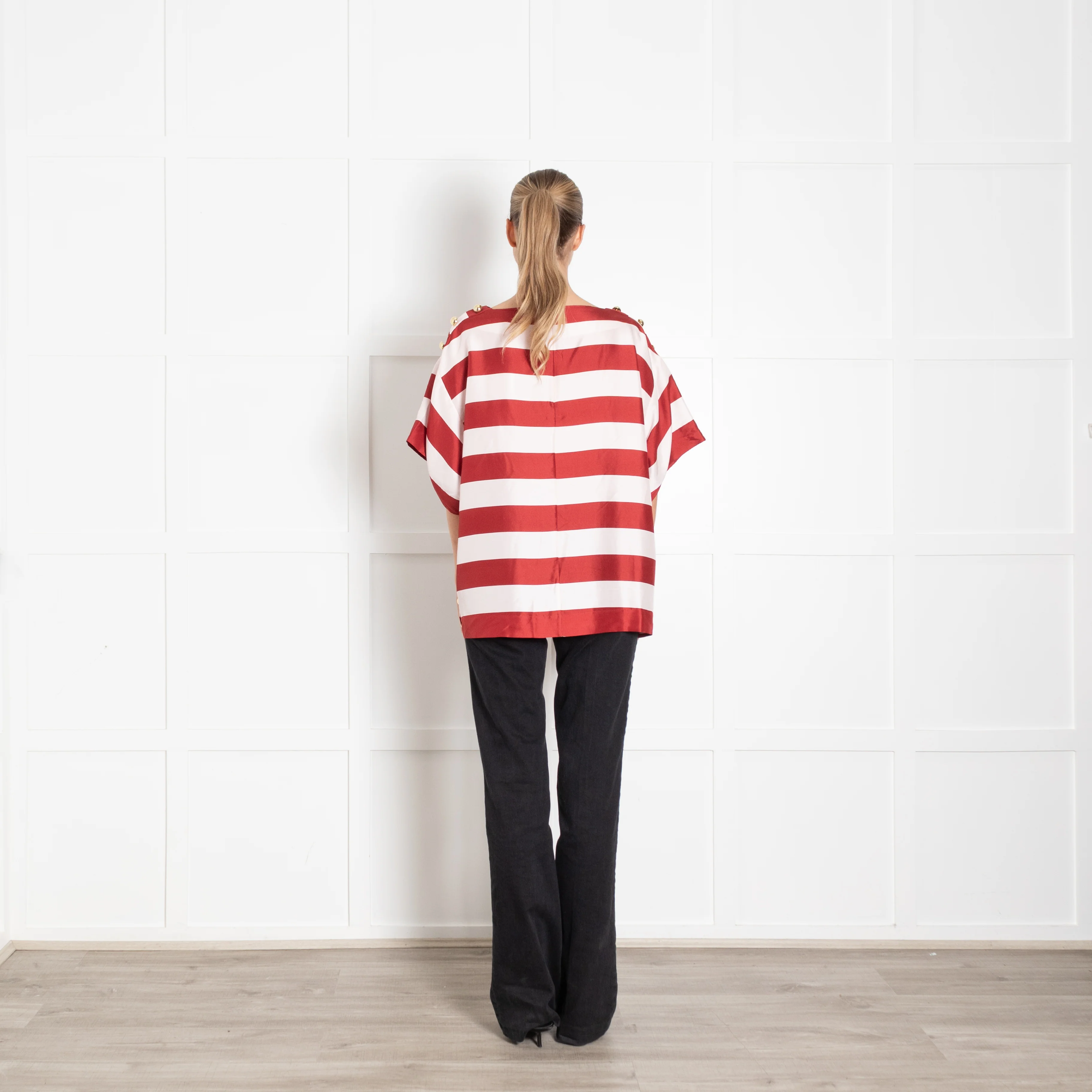Zimmermann Wonderland Striped Boxy Tee - Image 5