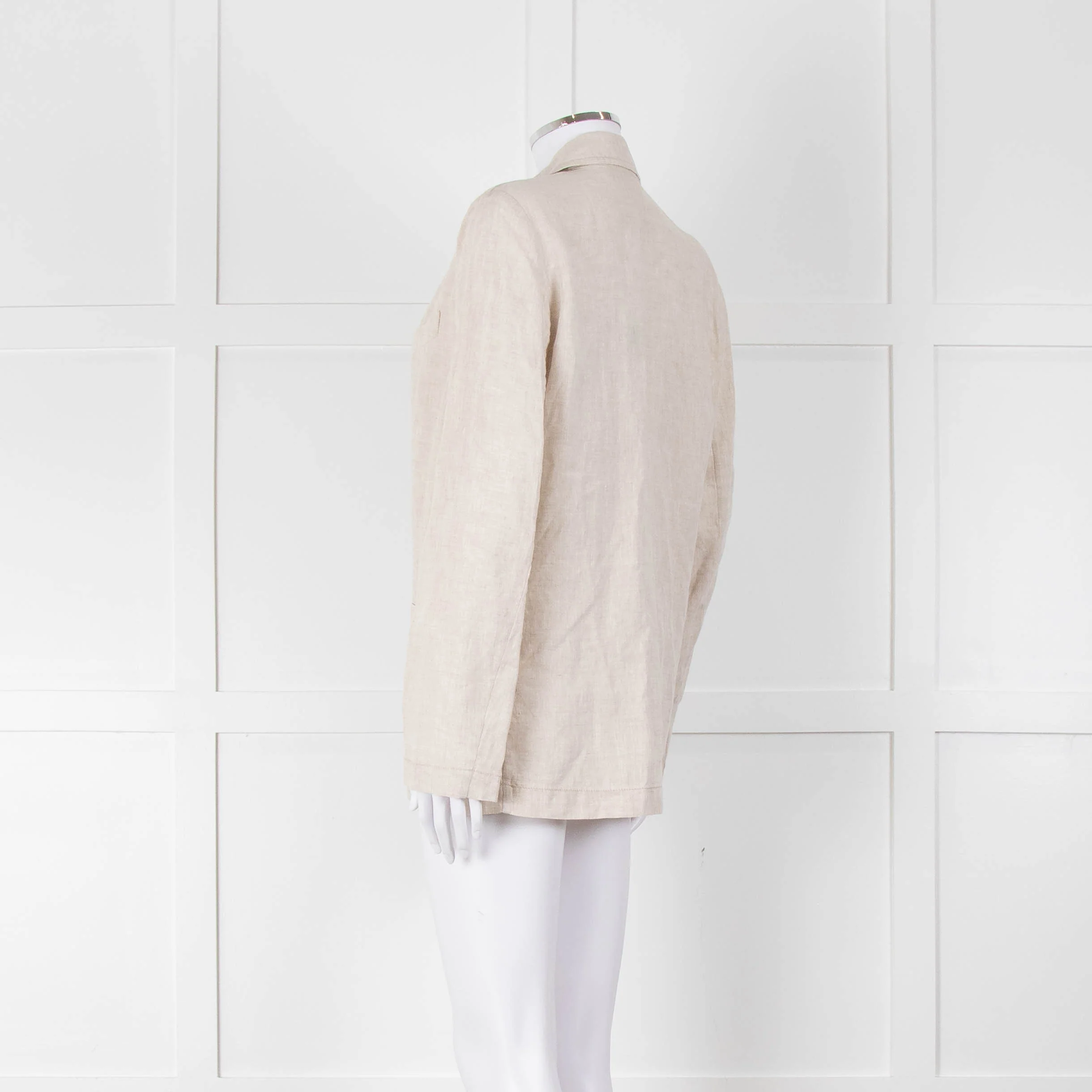 Zyga Linn Laundry Beige Linen Blazer Jacket - Image 6